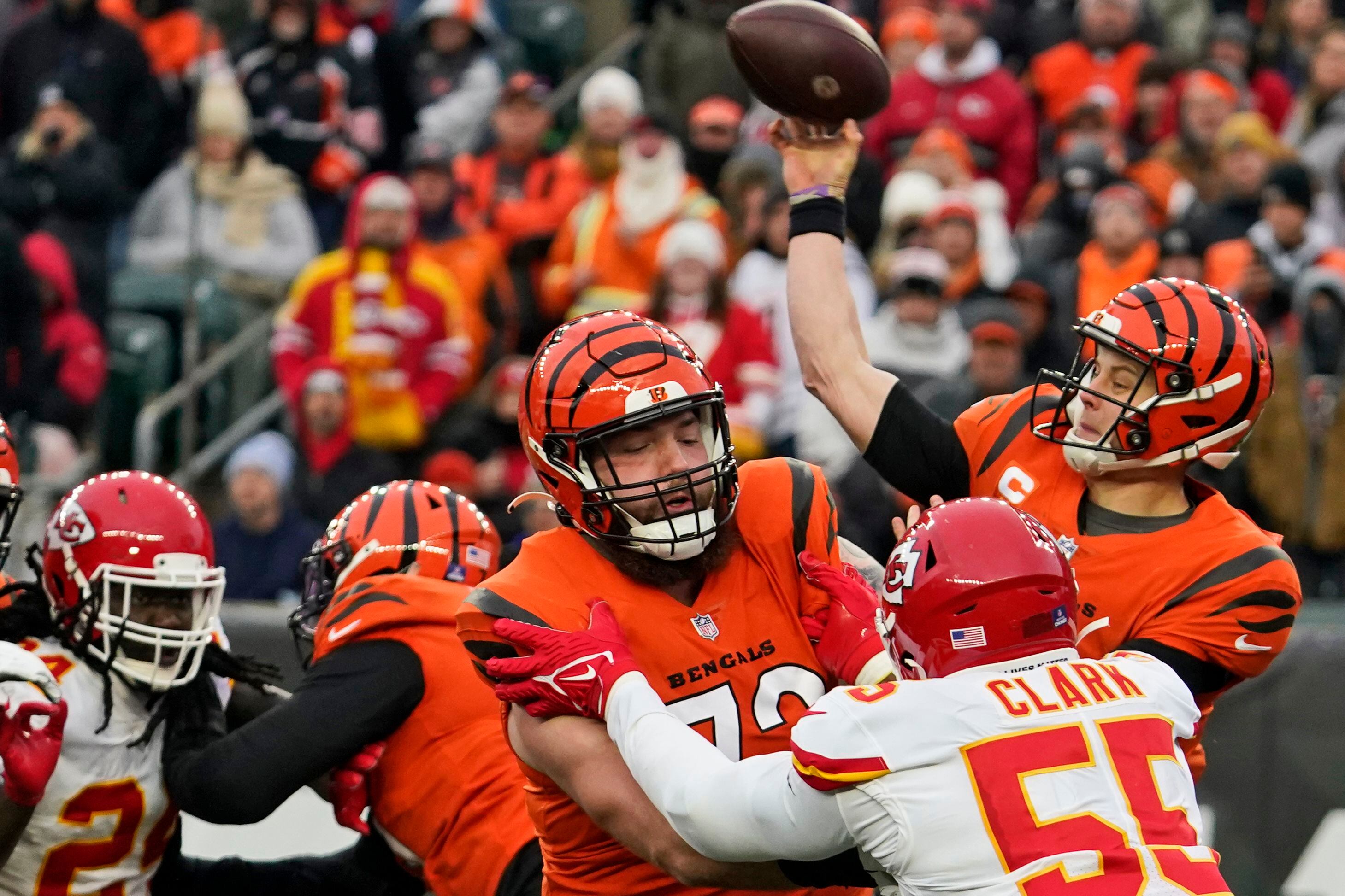 Chiefs unable to clinch AFC's top seed, fall 34-31 to Bengals