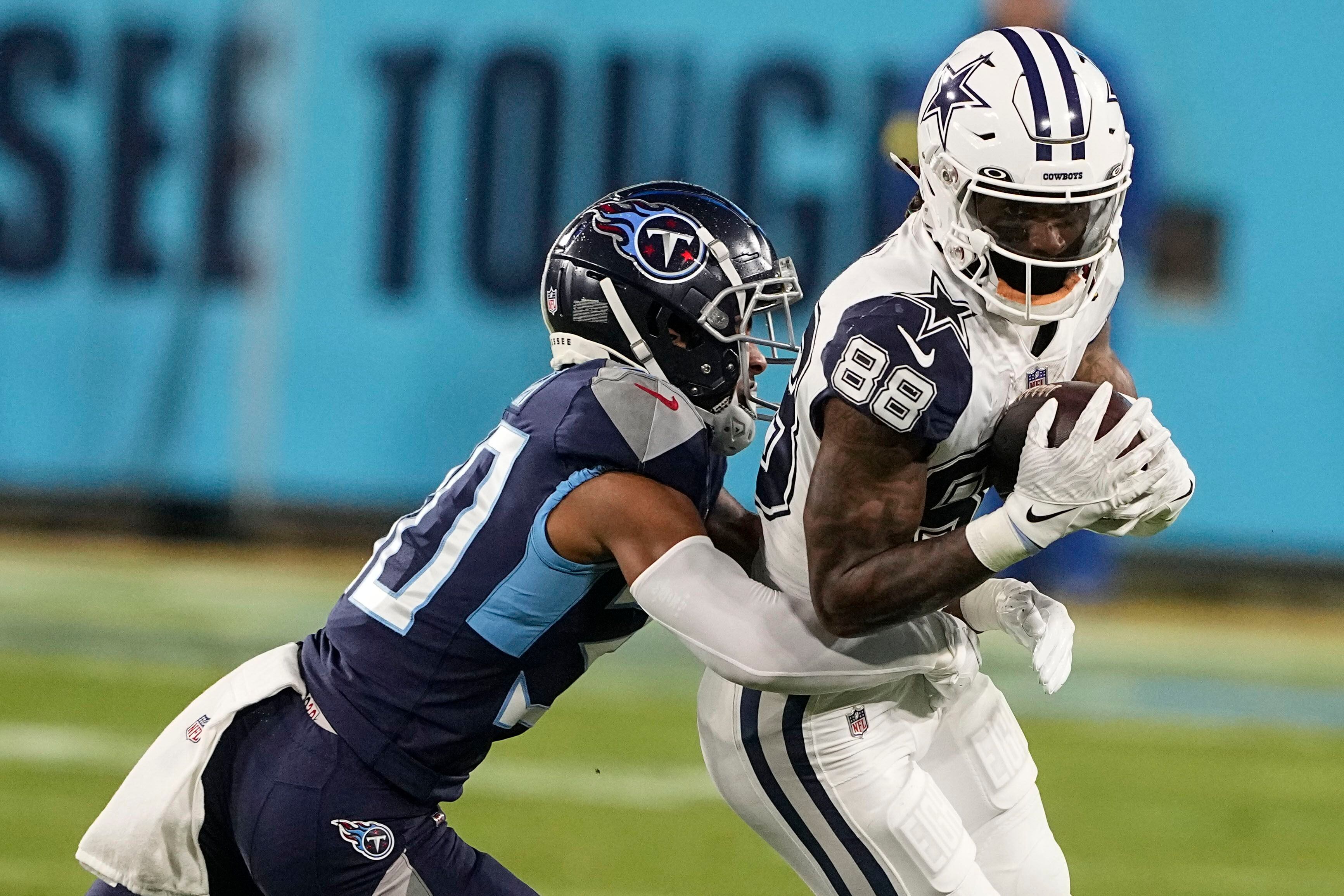 Tennessee Titans' Joshua Dobbs throws first career TD in tight Dallas  Cowboys game