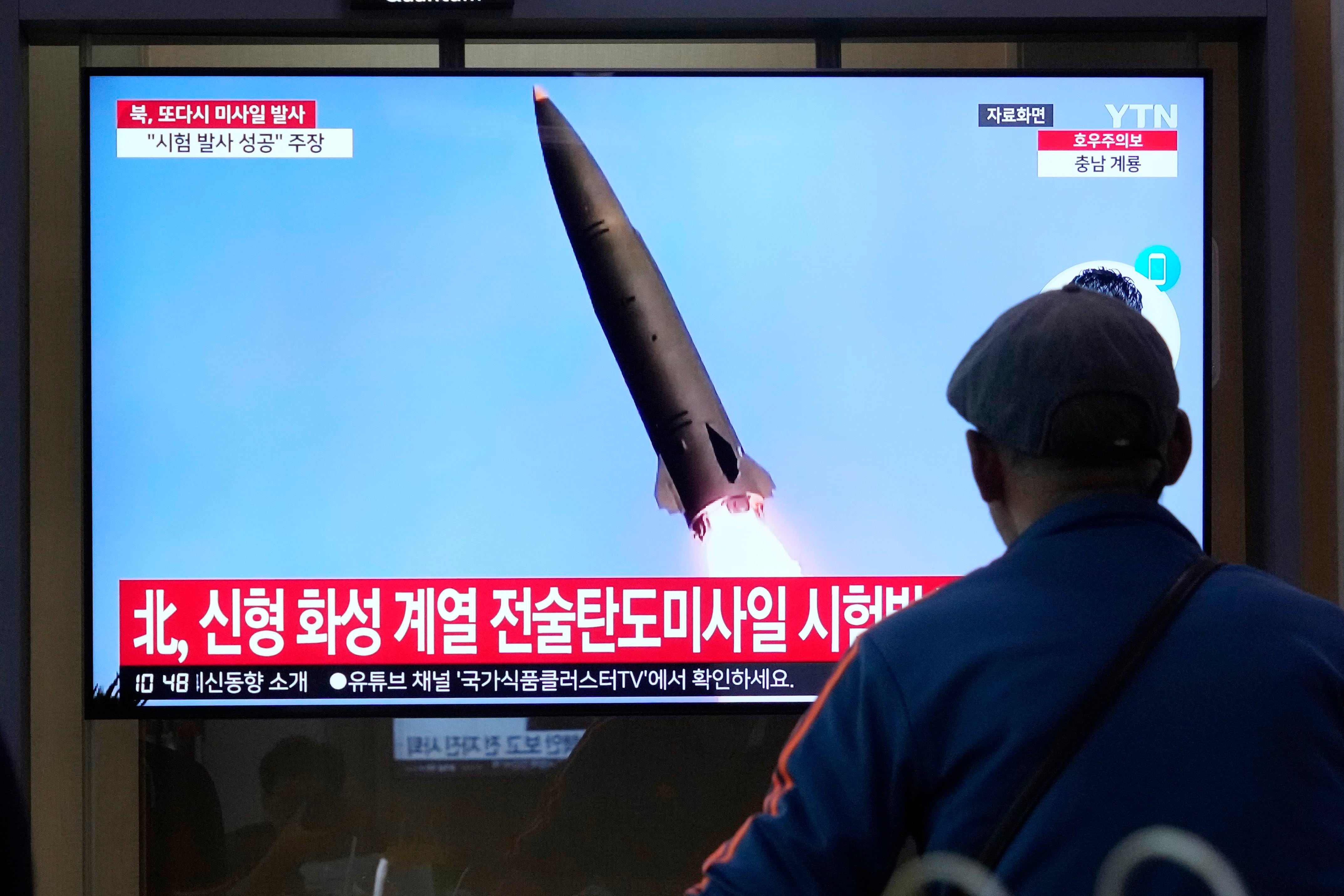 North Korea says its recent missile tests involved new ballistic missile with 'super-large warhead' thumbnail