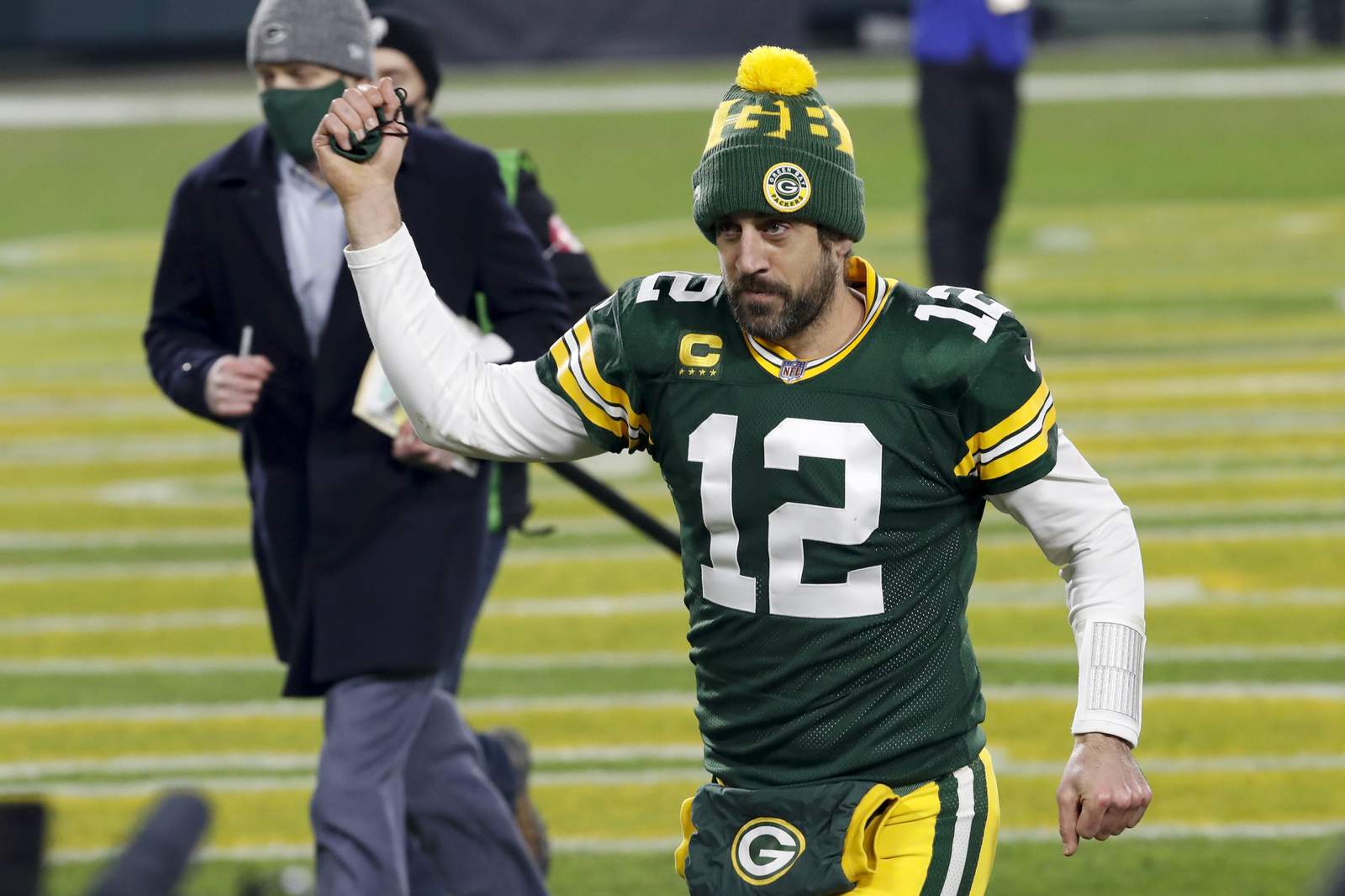 Packers rout Vikings 37-10 in cold to take NFC's No. 1 seed