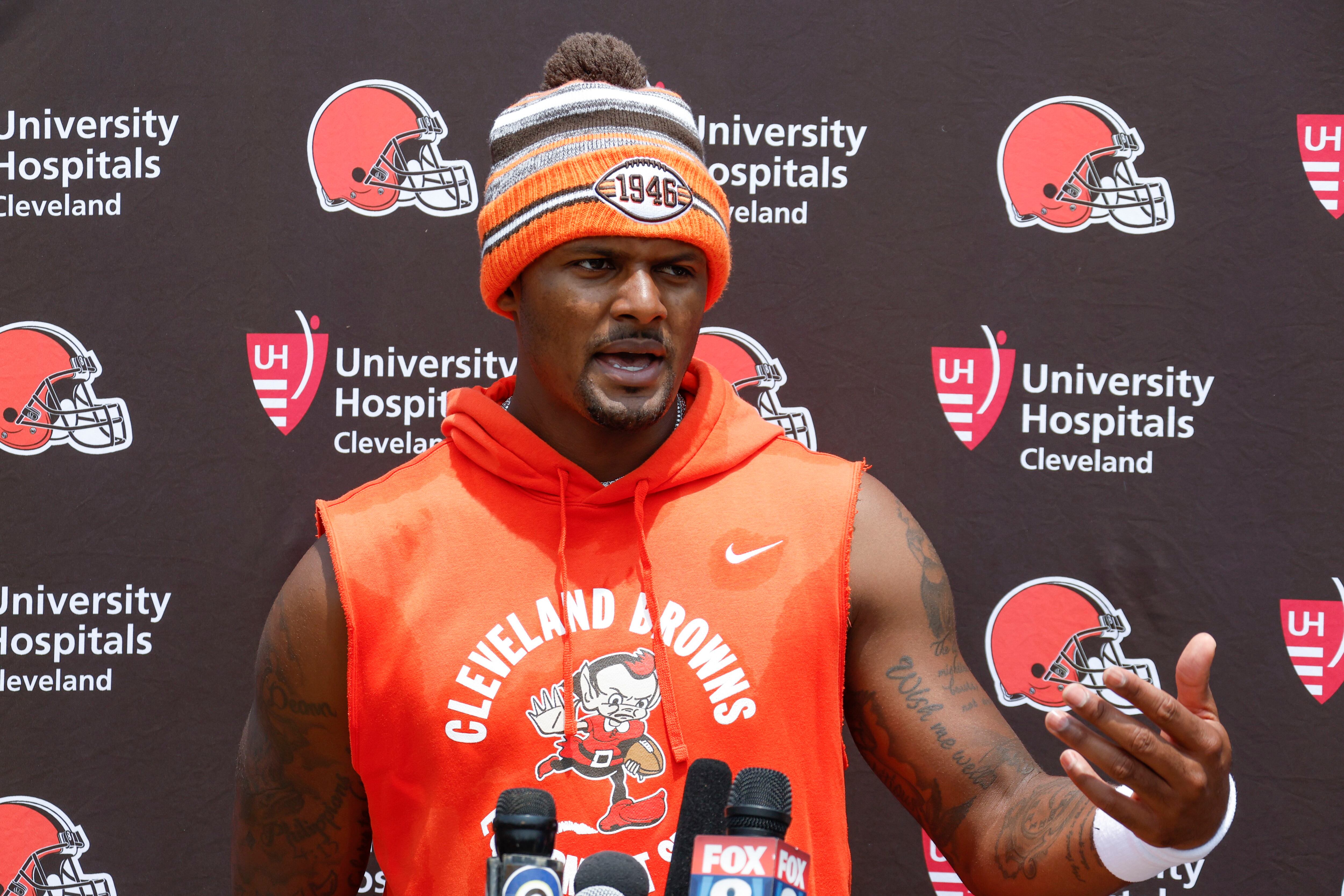 Browns QB Deshaun Watson feeling confident, less burdened a year after NFL  suspension