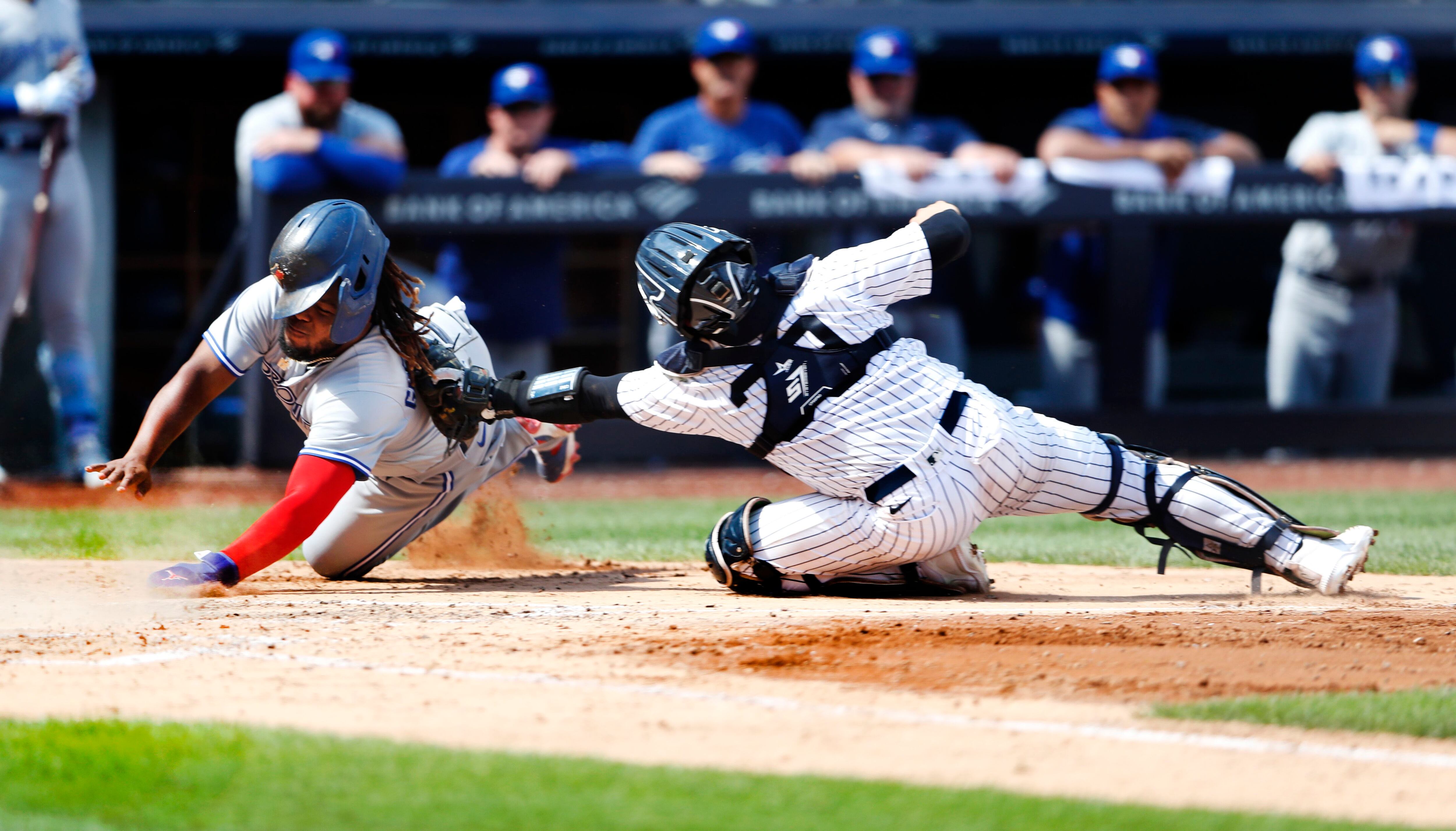 Frustrated Boone, Cole pound away, shaky Yankees fall to Jays