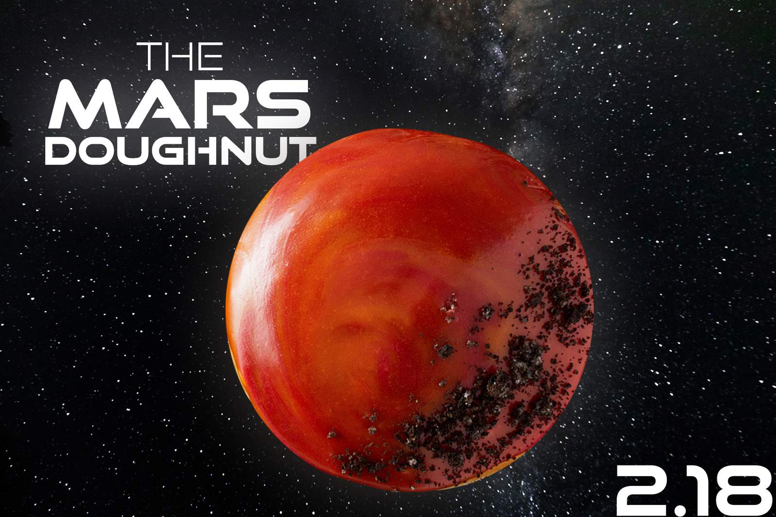 Krispy Kreme celebrating Mars rover touchdown with special donut