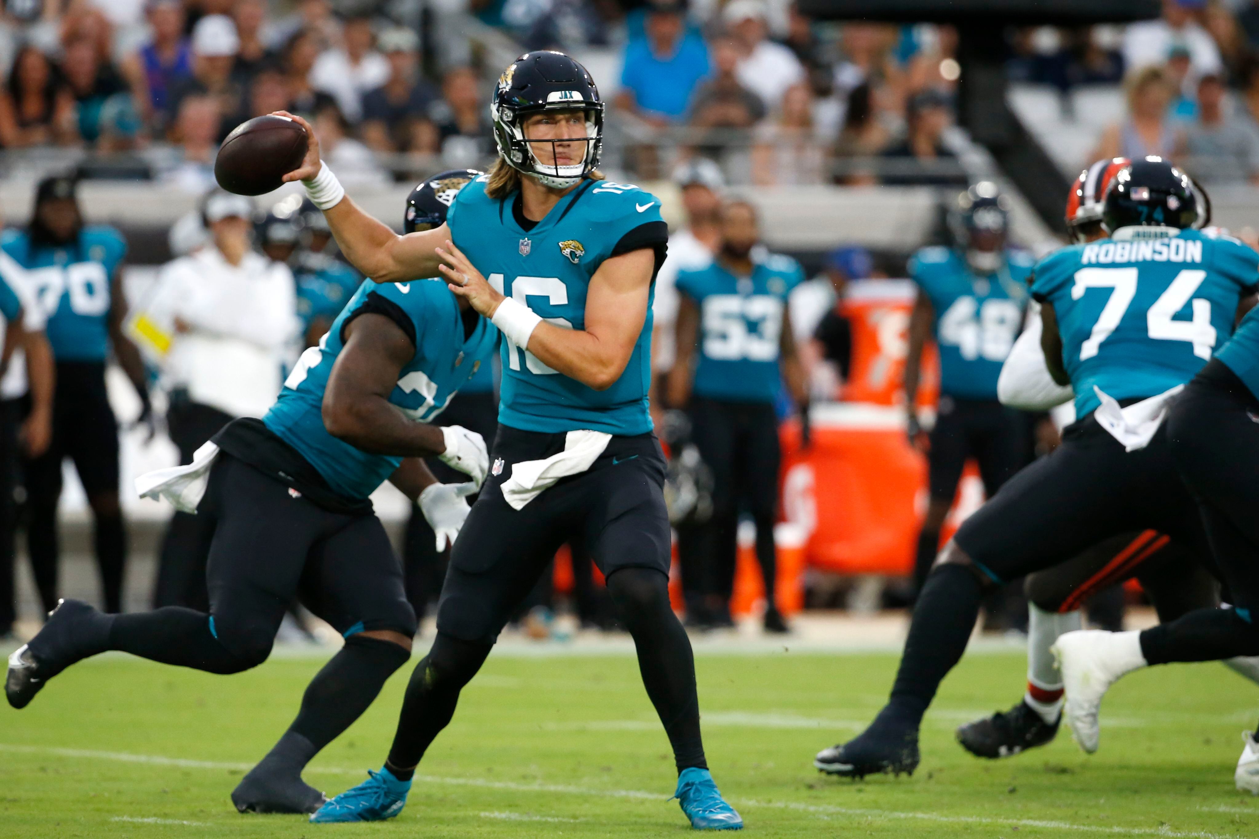 Wide Receiver Marvin Jones Jr (11) makes a reception in the second quarter  as the Cleveland Browns compete against the Jacksonville Jaguars for the  first pre-season game at the TIAA Bank Field