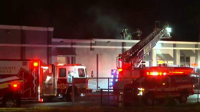 Fire damages Orange County business complex