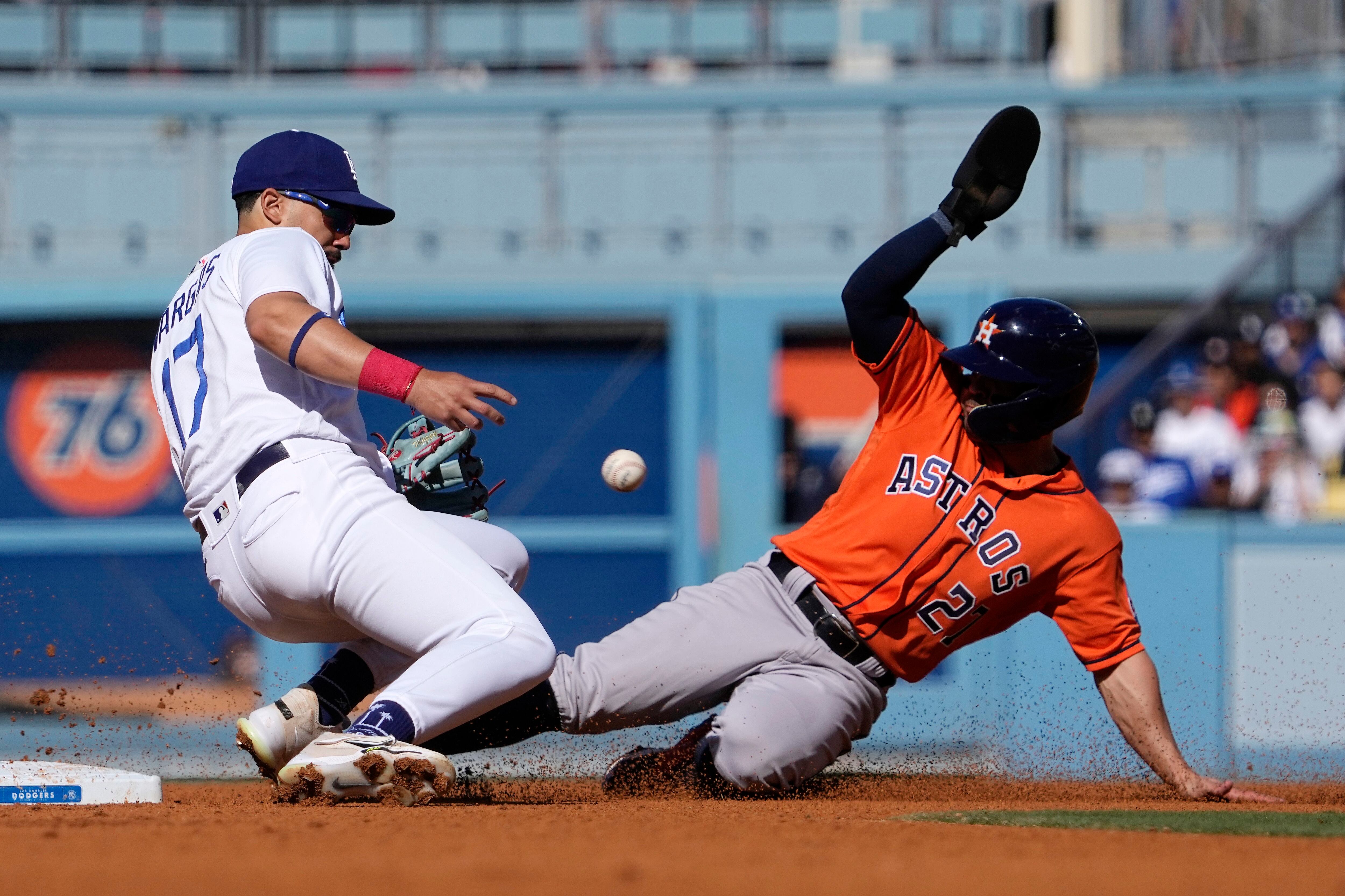 Dodgers rally to beat Astros 8-7 after Houston reliever Stanek