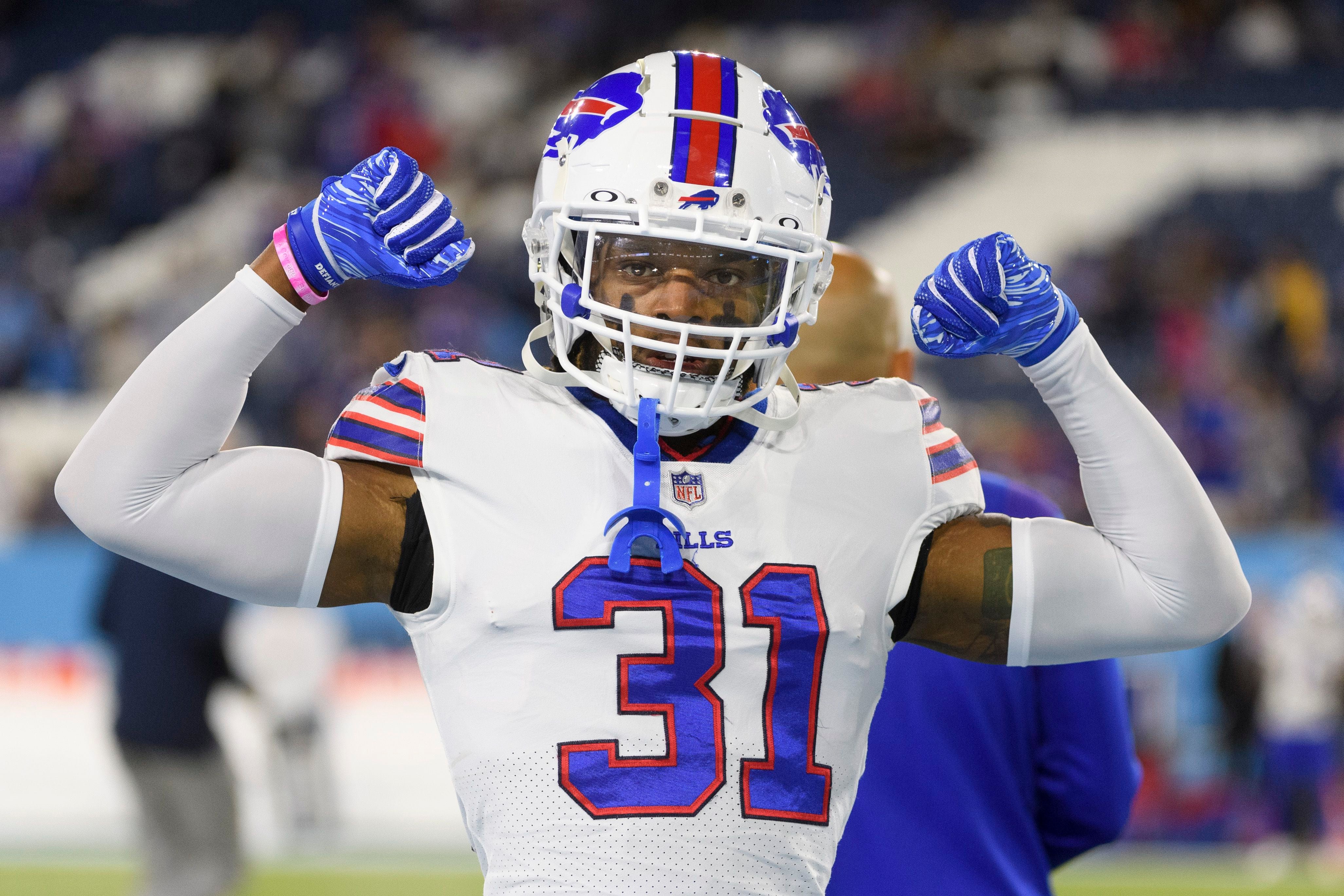 Bills safety Hamlin back in Buffalo to resume recovery