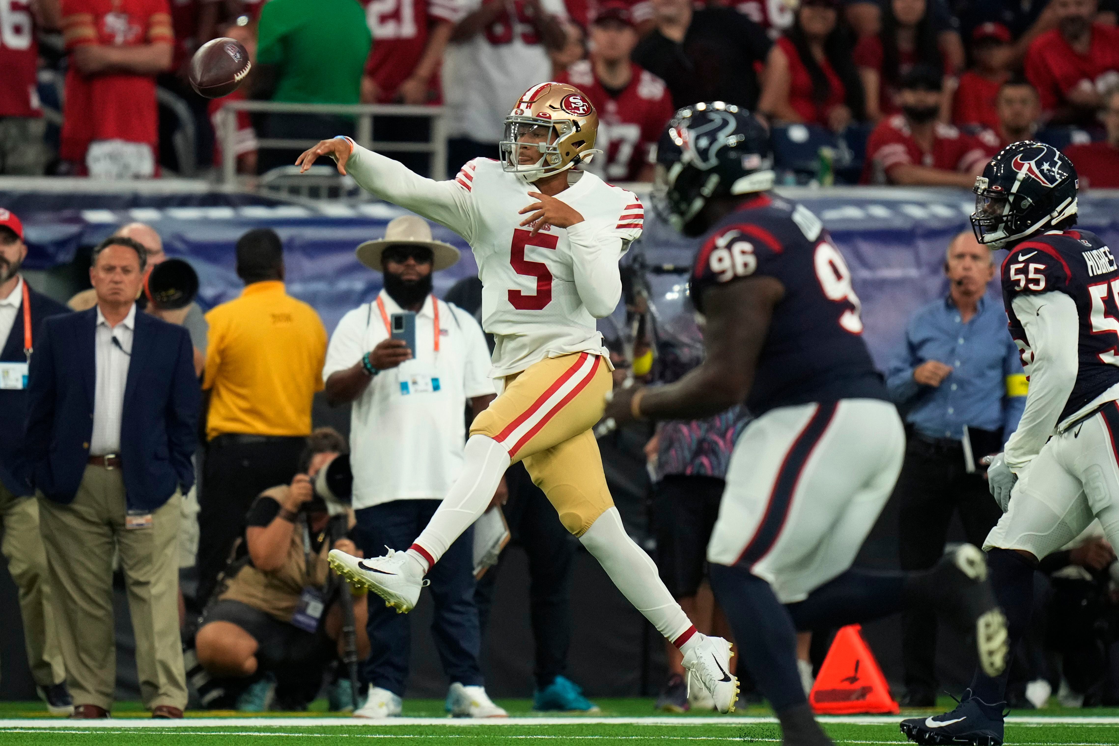 Mills throws TD pass, Texas beat 49ers 17-0 to end preseason - Seattle  Sports