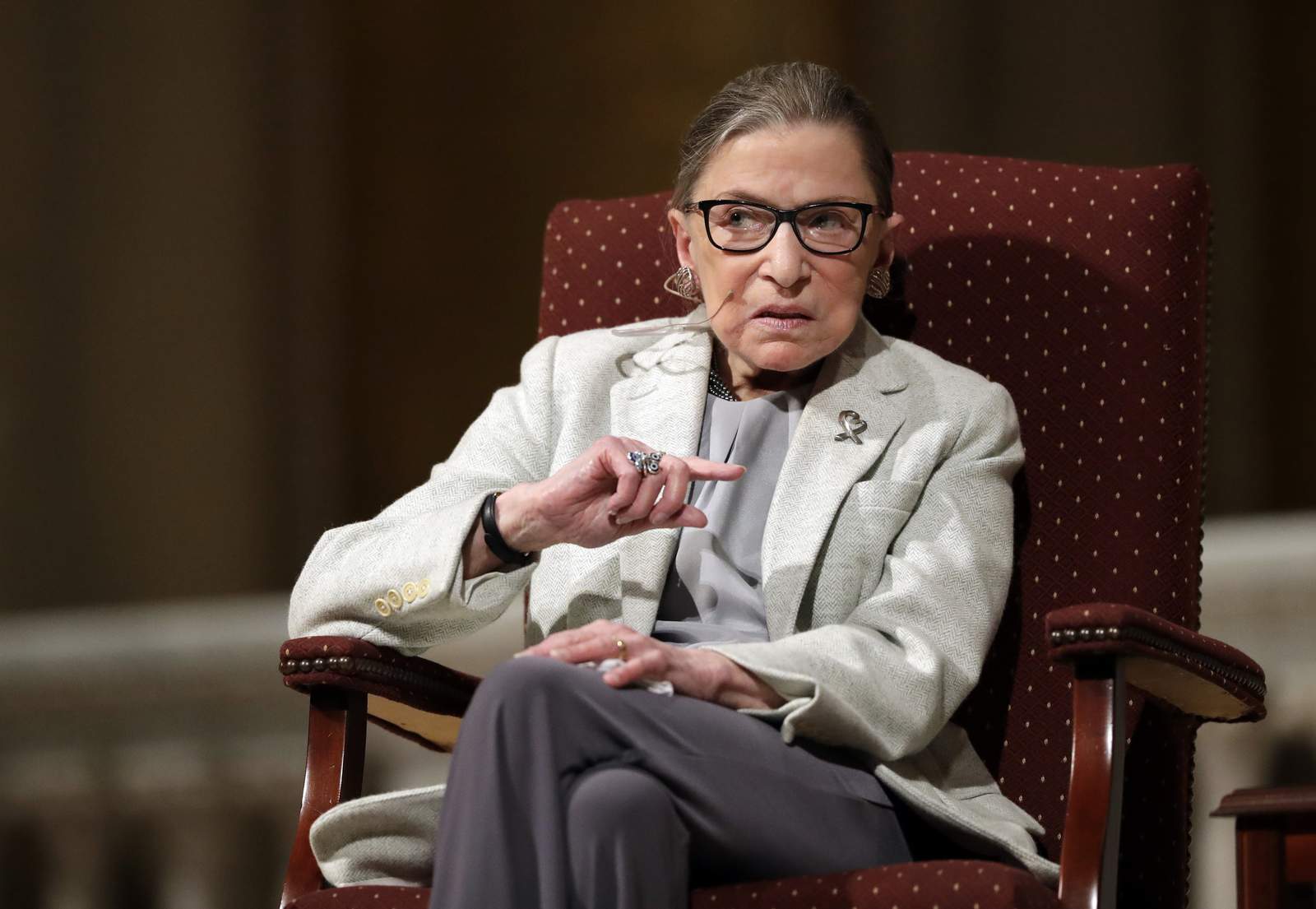 The Latest: Trump orders flags at half-staff for Ginsburg
