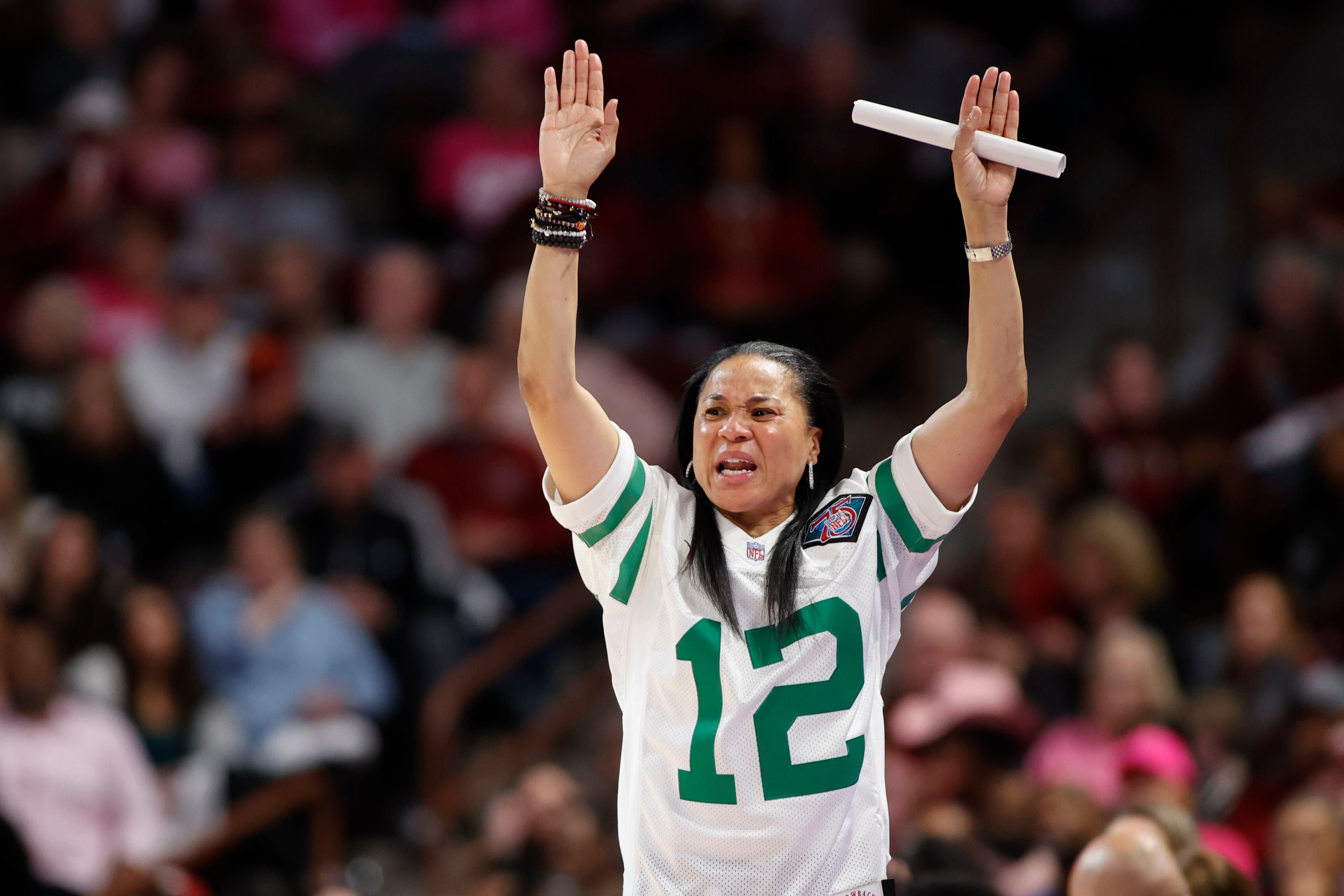 Dawn Staley talks Super Bowl ritual involving South Carolina