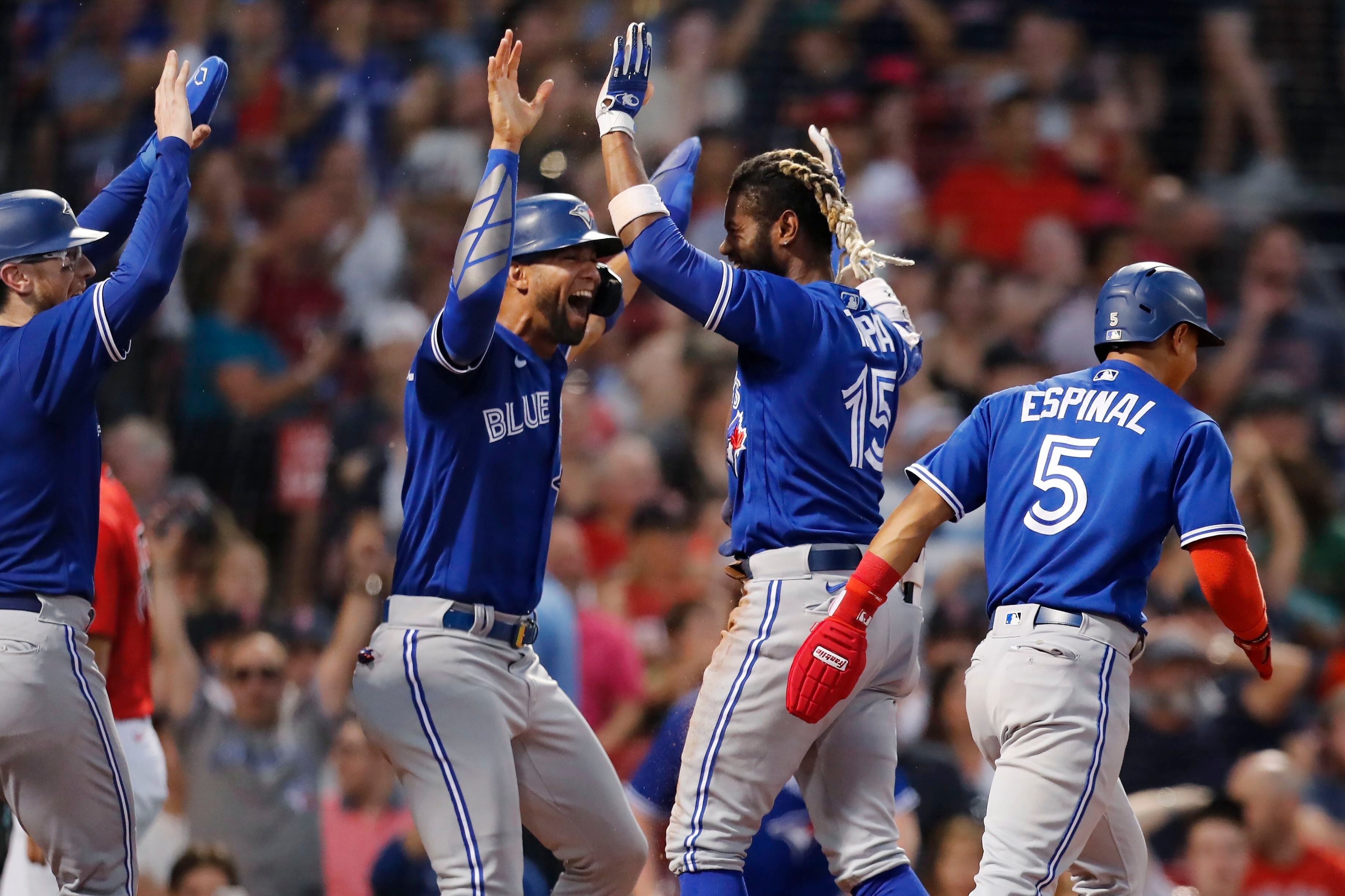 Tapia homer in 5-run second leads Blue Jays over Red Sox 6-1 - The San  Diego Union-Tribune