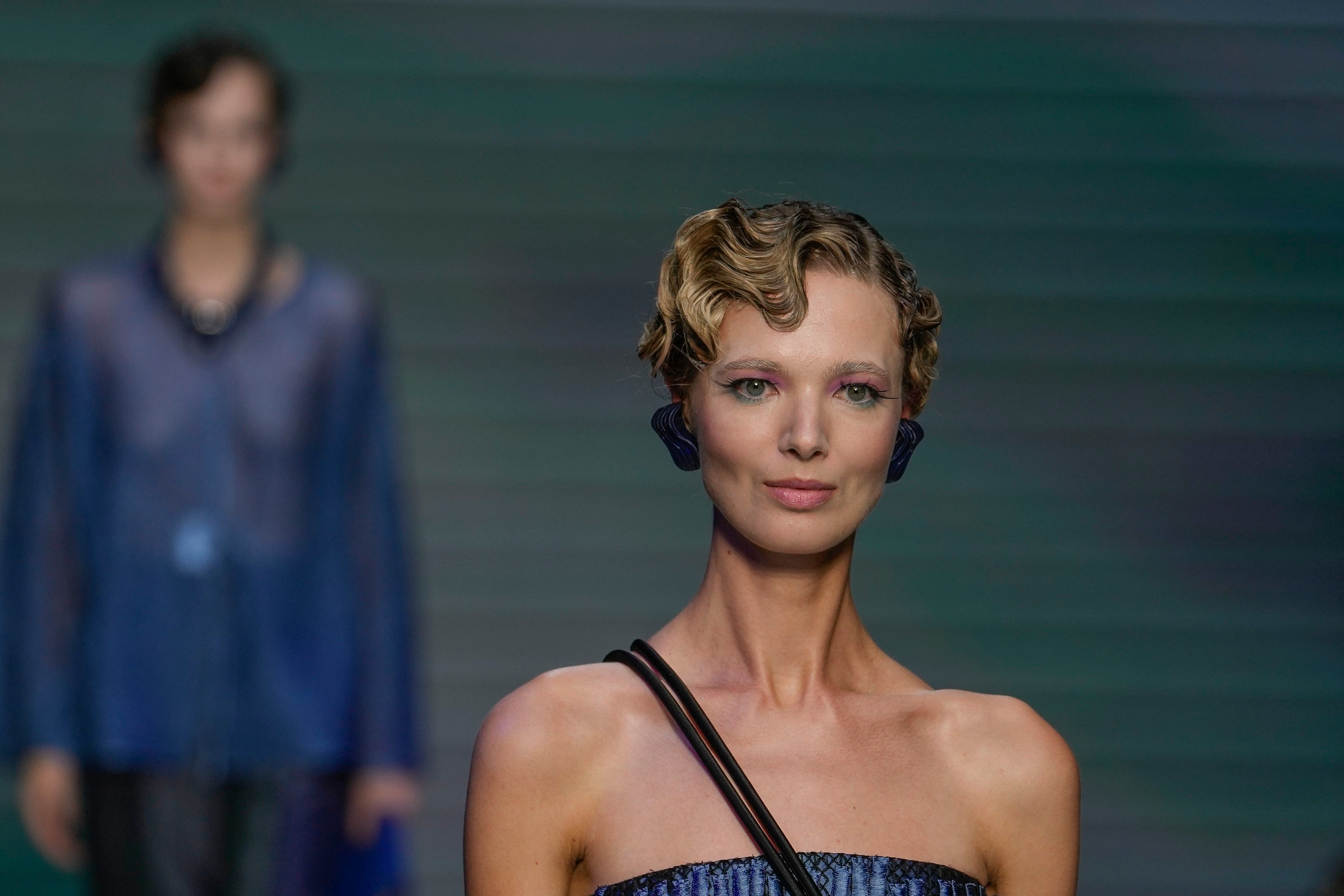 Milan Fashion Week: Armani offered shimmery elegance for spring/summer  2023, using a subdued colour palette with intriguing silhouettes – and 'a  little glitter' sprinkled by Giorgio Armani