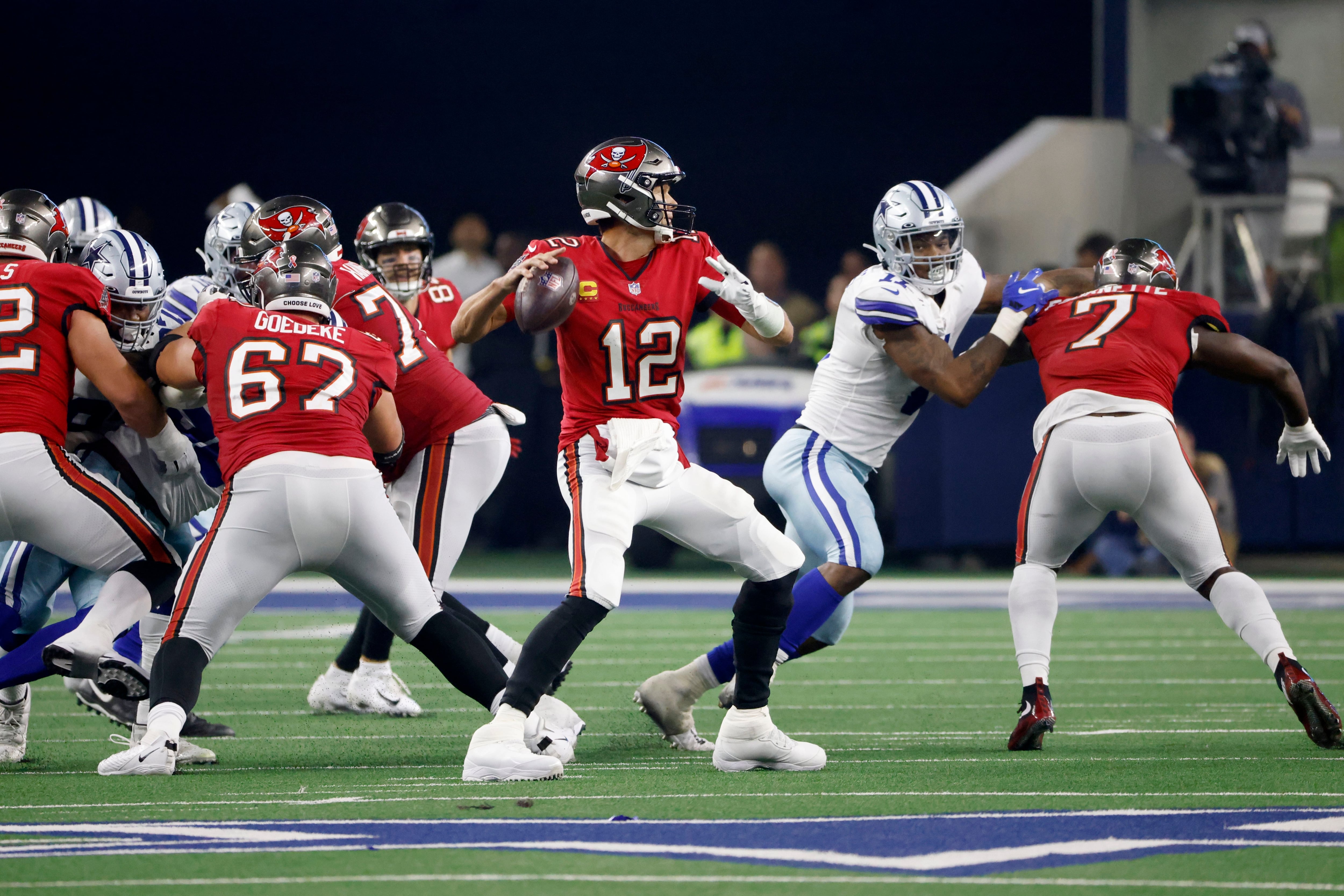 On-field NFL camera catches what Tom Brady really said to Dak Prescott  after Bucs vs Cowboys