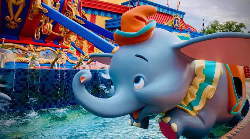 All the secrets and history behind Dumbo The Flying Elephant at Magic Kingdom
