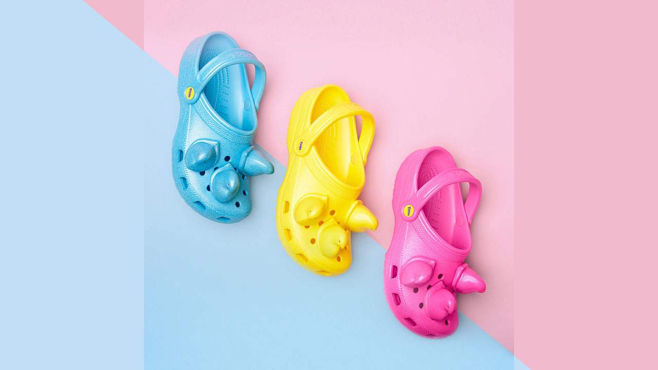 Just in time for Easter, you could wear Peeps on your feet