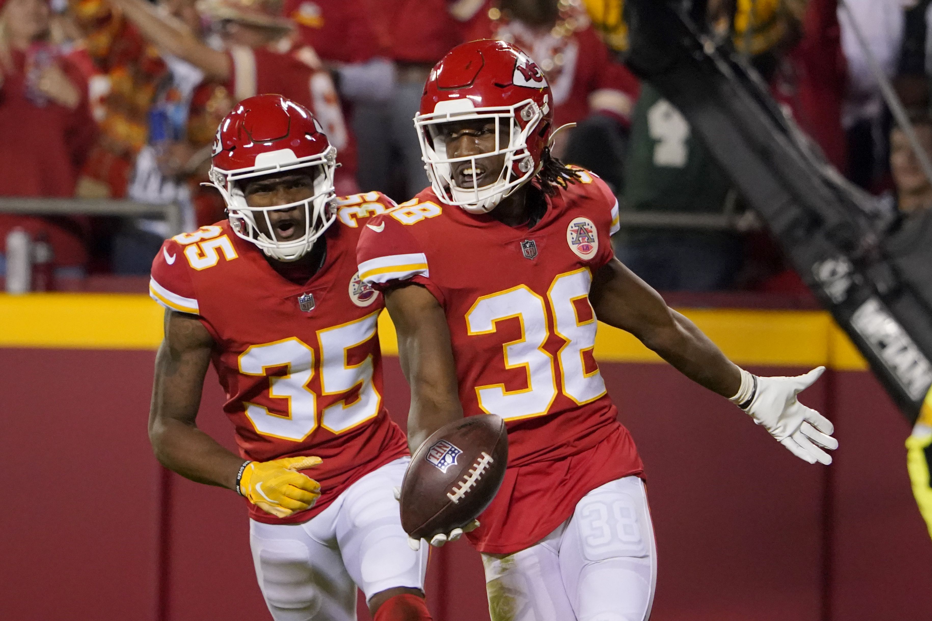 Kansas City Chiefs cornerback L'Jarius Sneed during pre-game