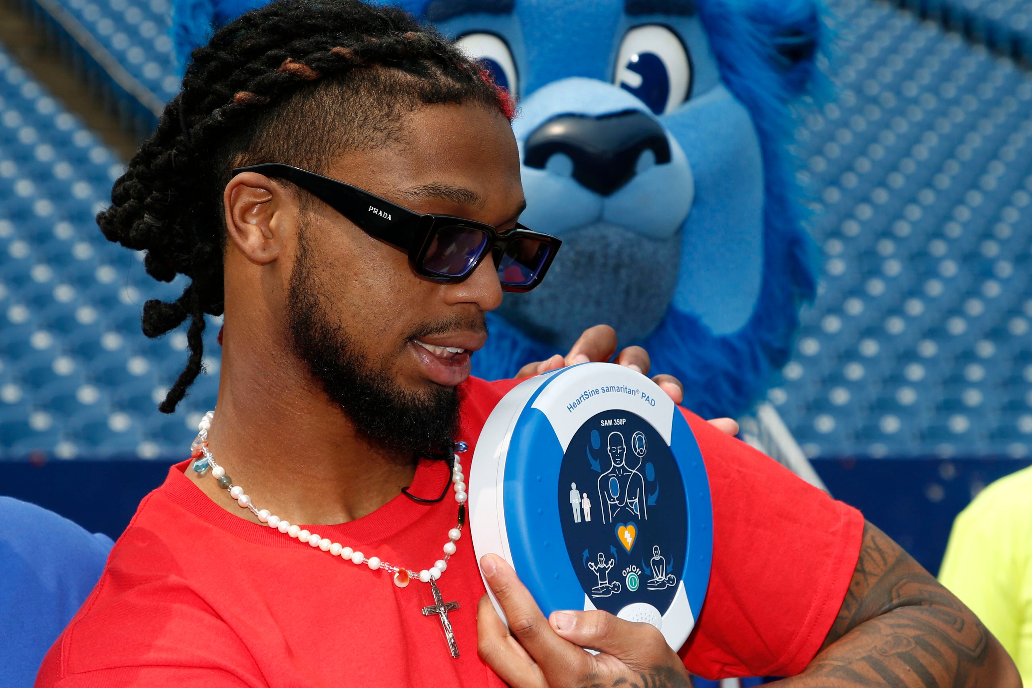 Buffalo Bills safety Damar Hamlin launches CPR Tour