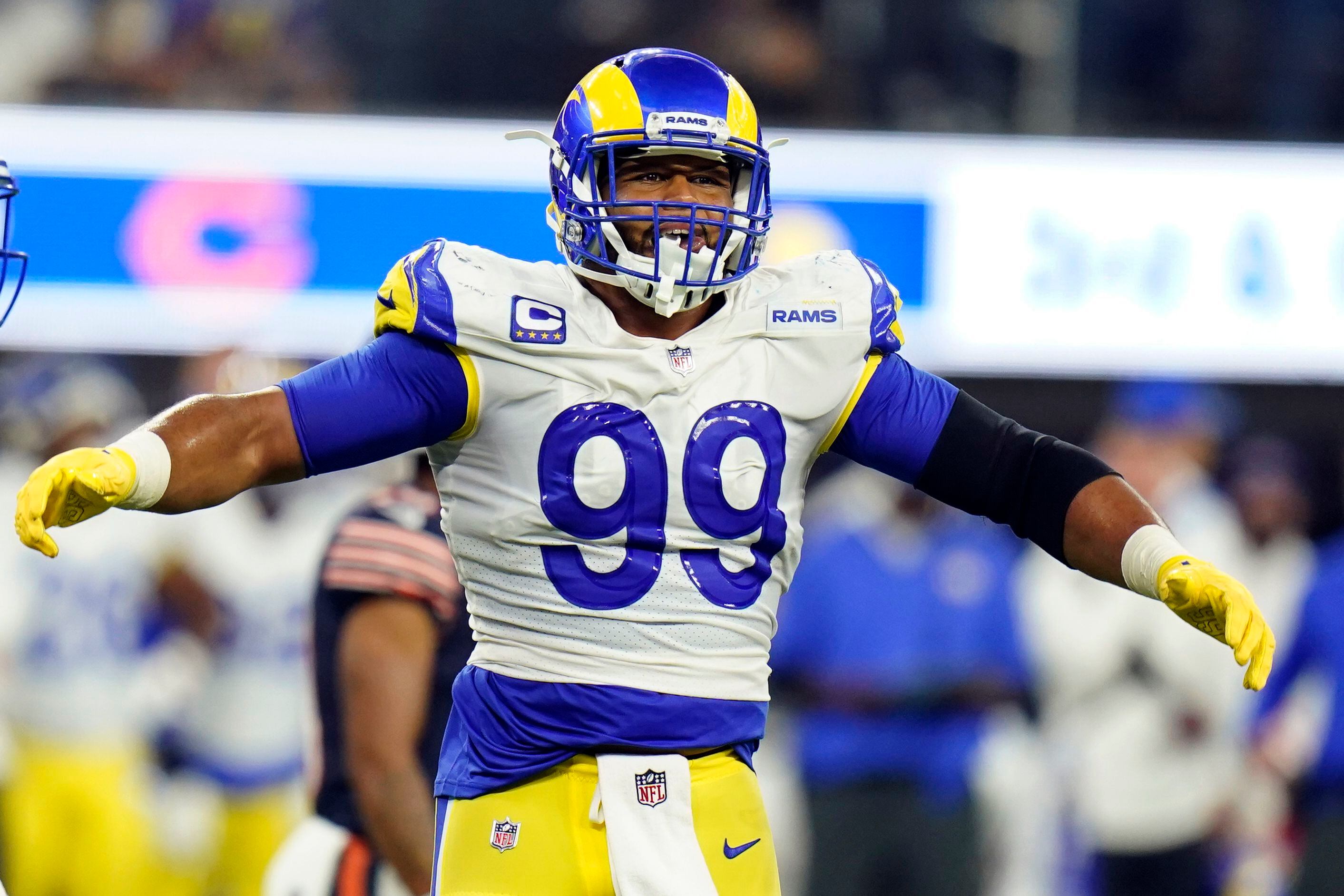 Los Angeles Rams on X: .@AaronDonald97 is the fastest DT in NFL history to  reach 100 career sacks.  / X