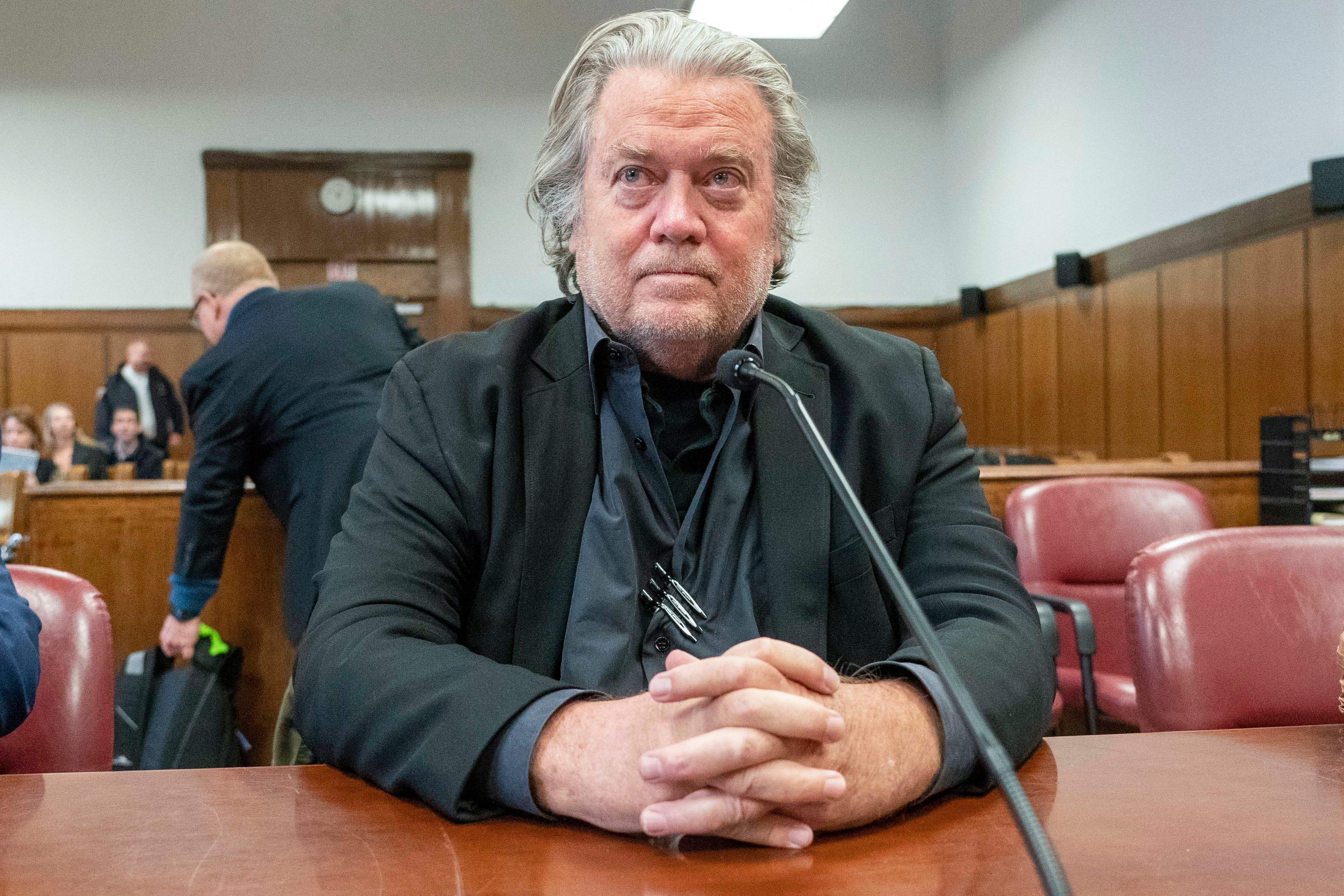 Trump ally Steve Bannon to report to federal prison to serve four-month sentence on contempt charges thumbnail
