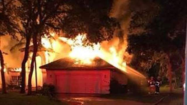 House Fire Caught On Camera In New Smyrna Beach