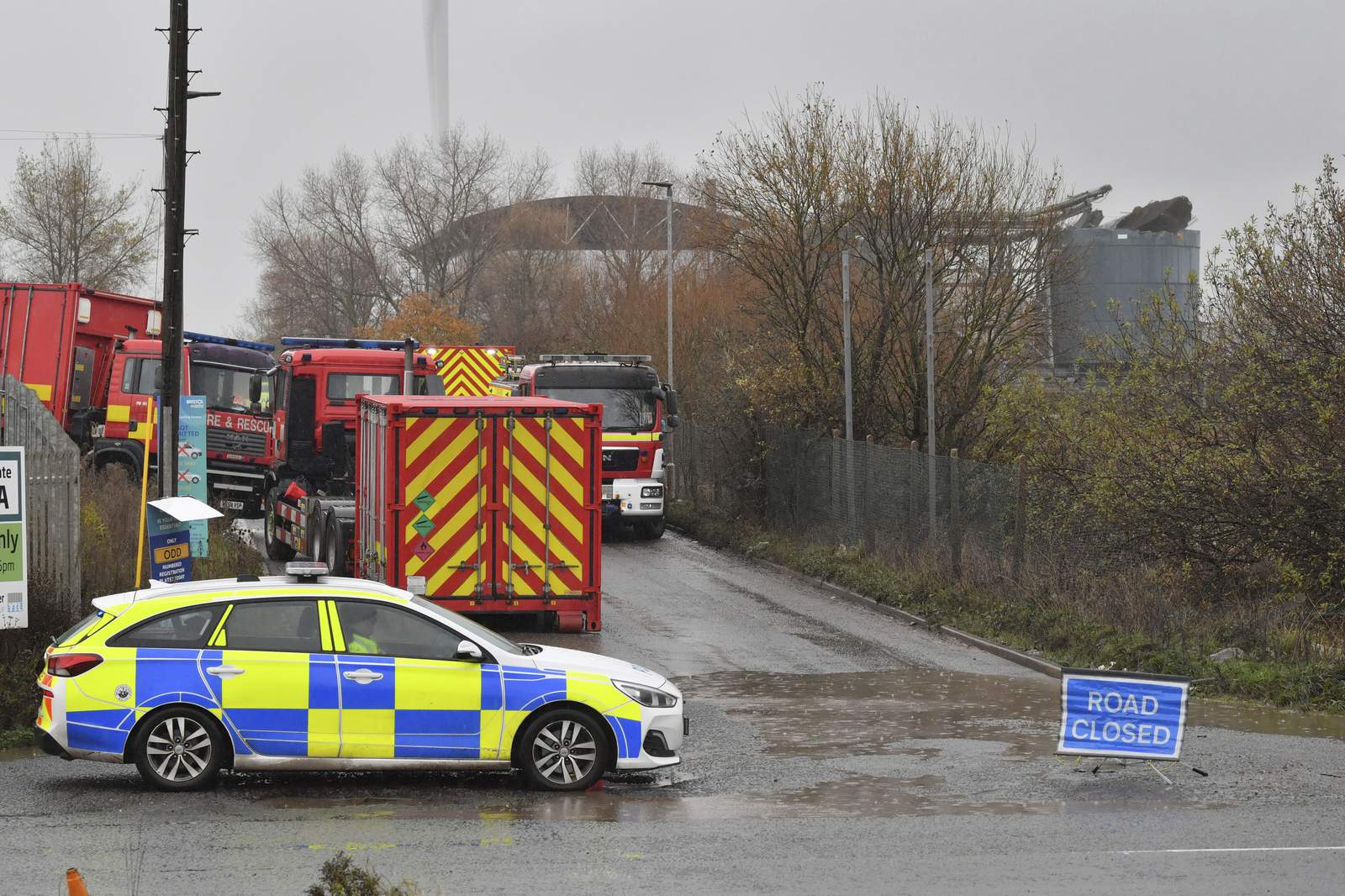 Police: 4 die after explosion at UK wastewater plant