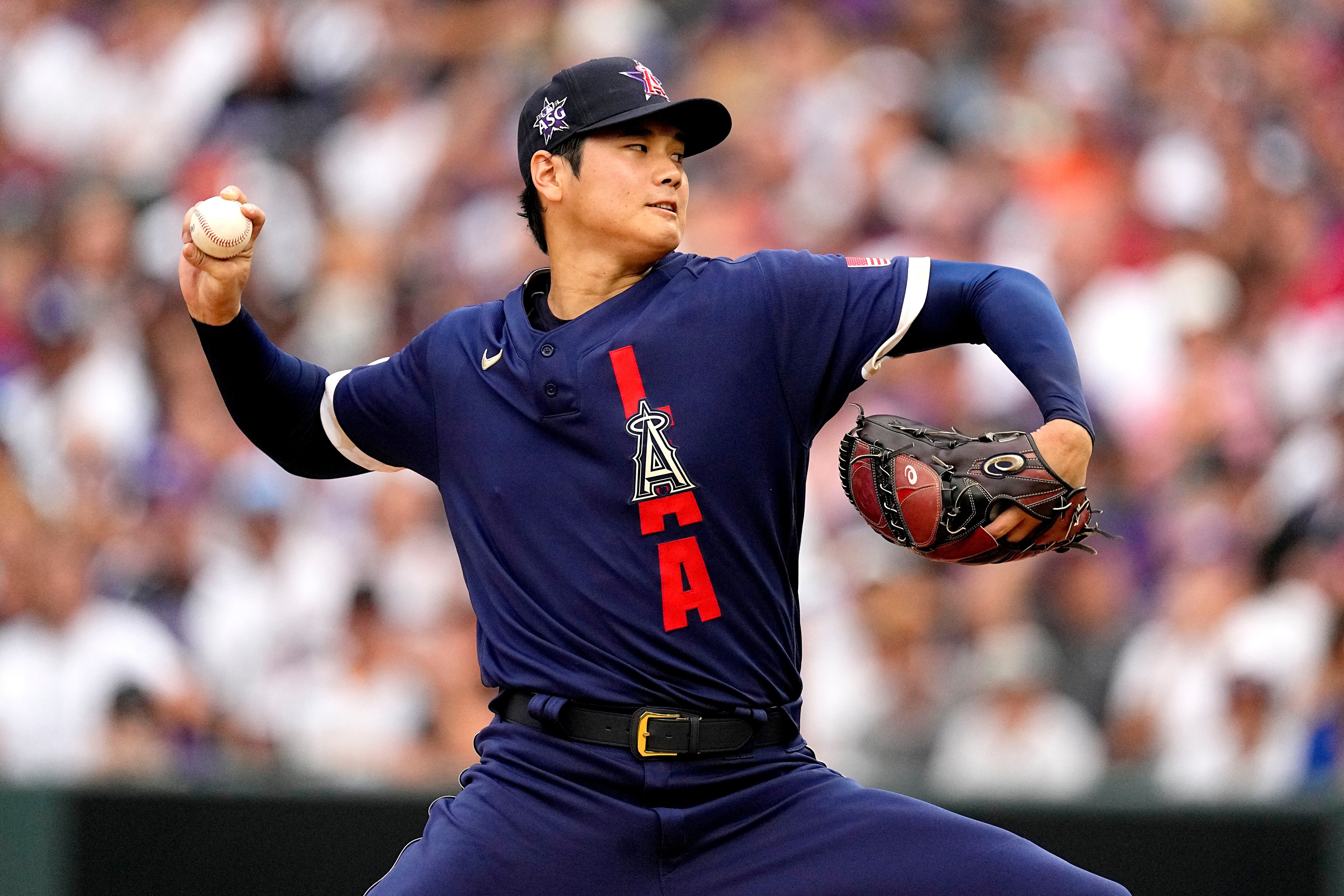 Shohei Ohtani Los Angeles Angels Red Nike Alternate Player Jersey