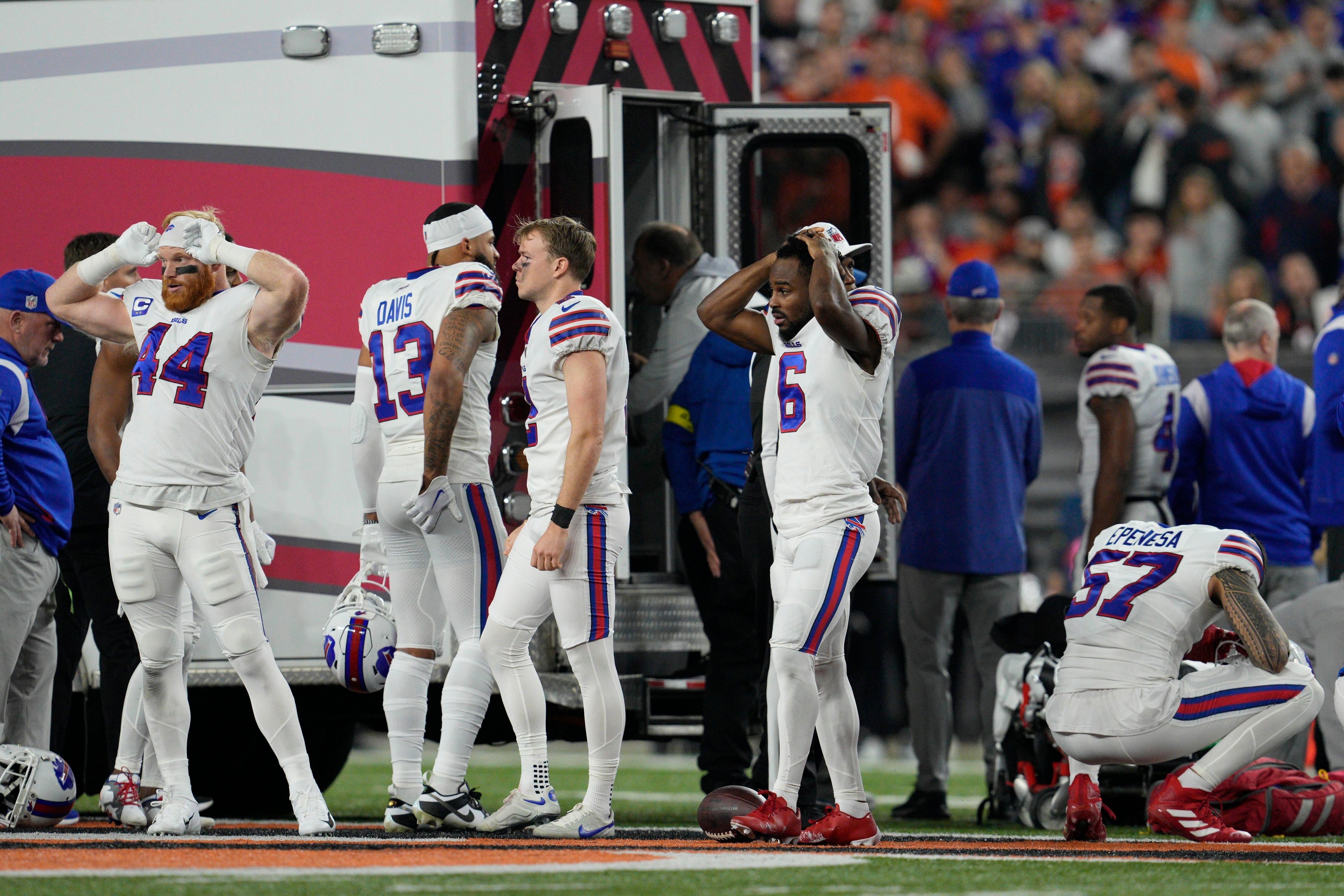 Suspended game between Bills and Bengals won't be resumed, NFL