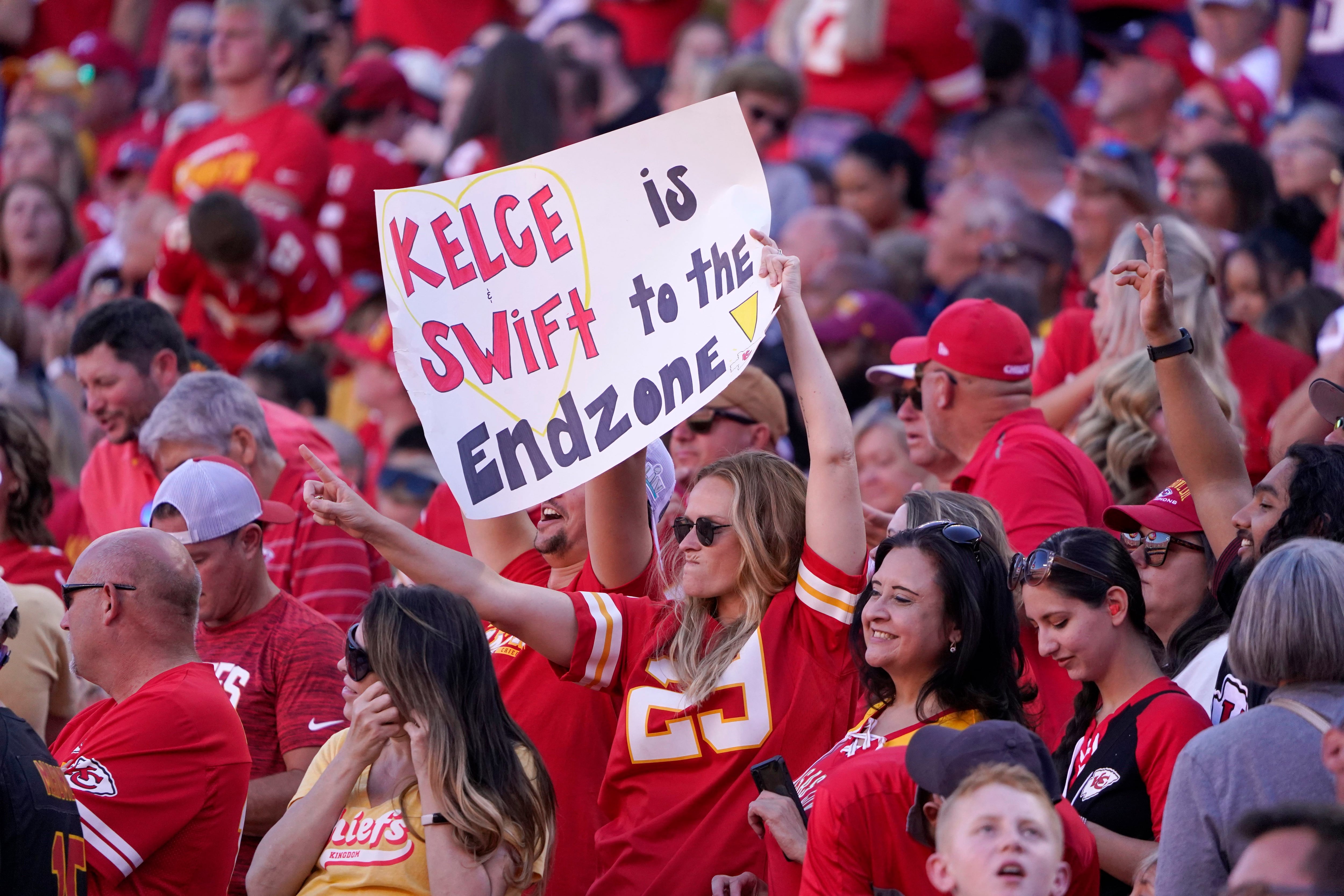 Where to get Taylor Swift-themed Chiefs shirts in Kansas City