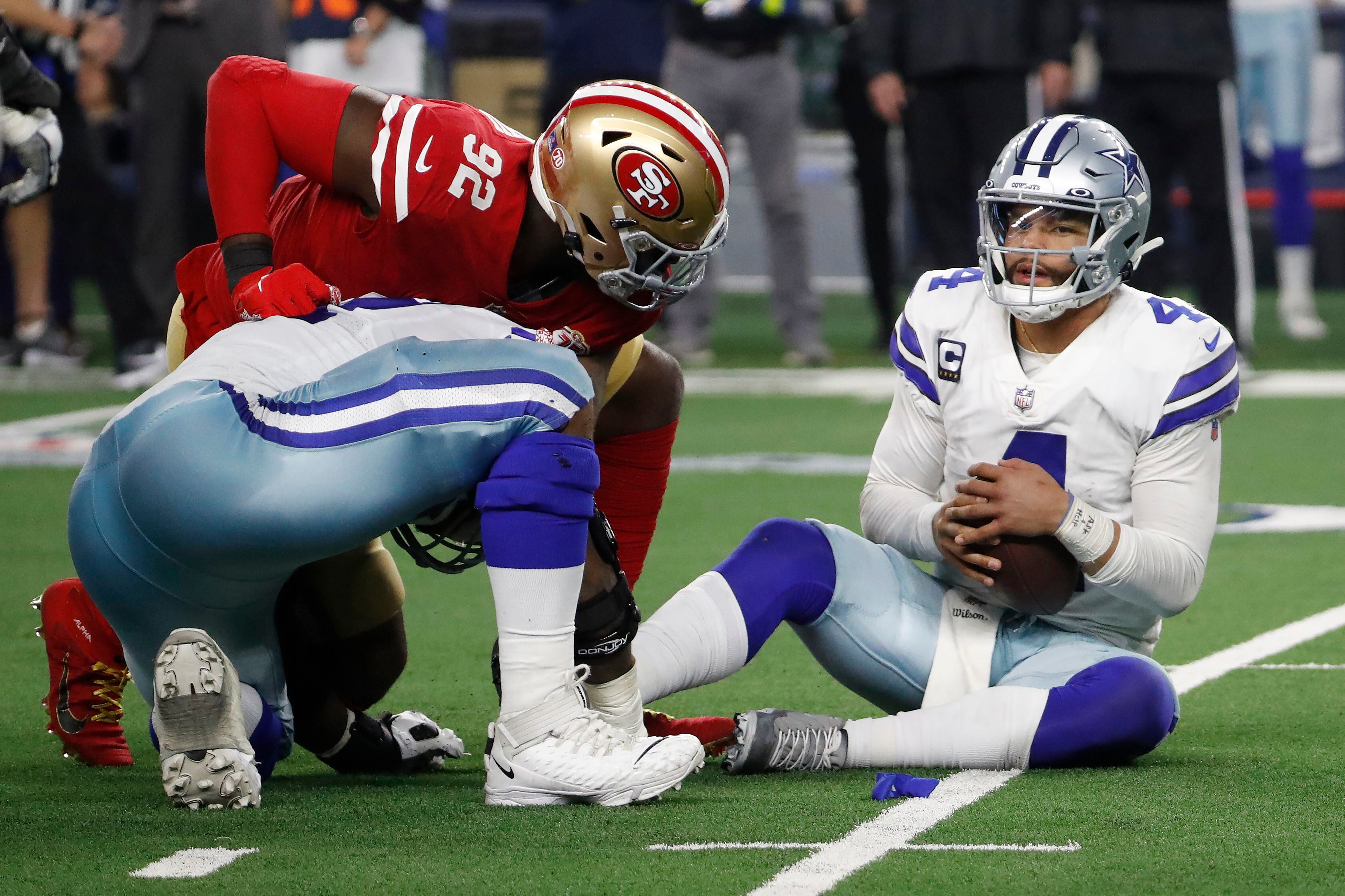 Cowboys official Twitter account directly blames Dak Prescott for loss to  49ers