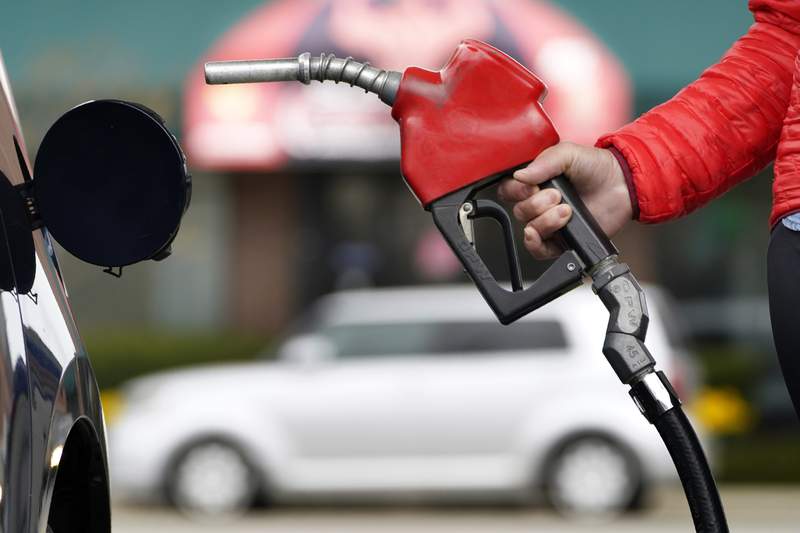Average US price of gas spikes 13 cents per gallon to $3.44