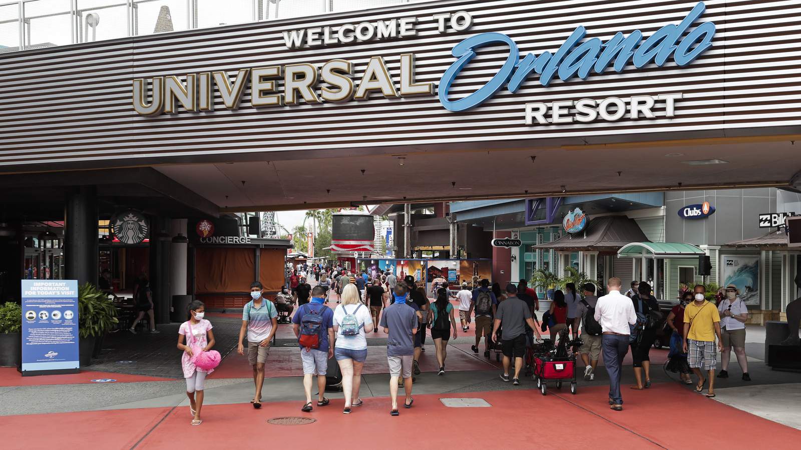 Universal Orlando parks reach limited capacity early Saturday