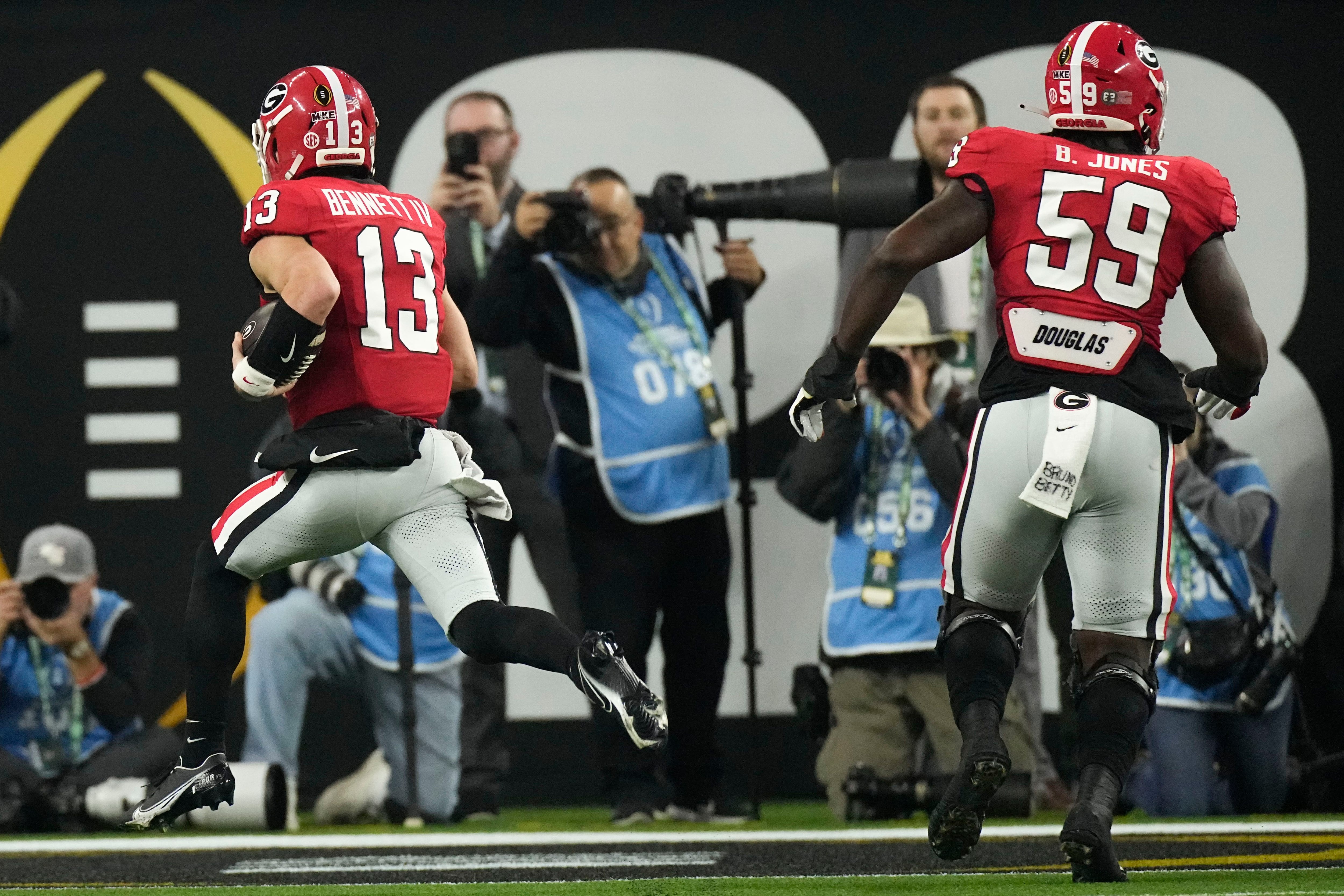 PHOTOS: Georgia routs TCU in CFP title game, repeats as champs