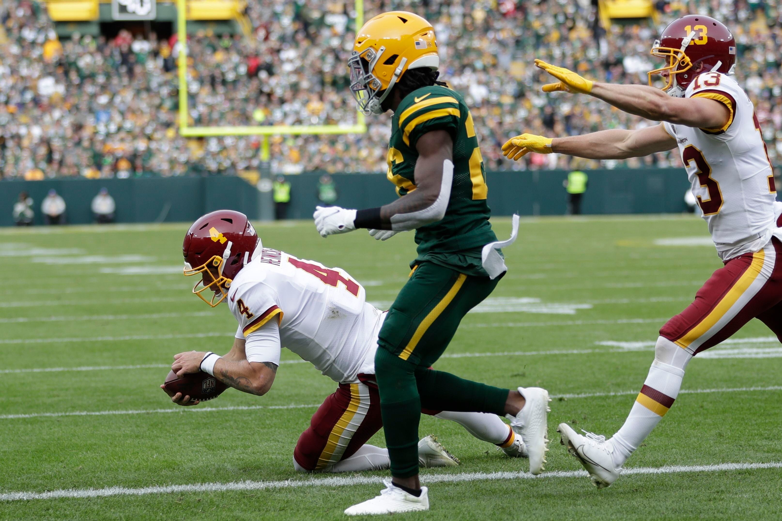 Green Bay Packers beat Washington, 24-10