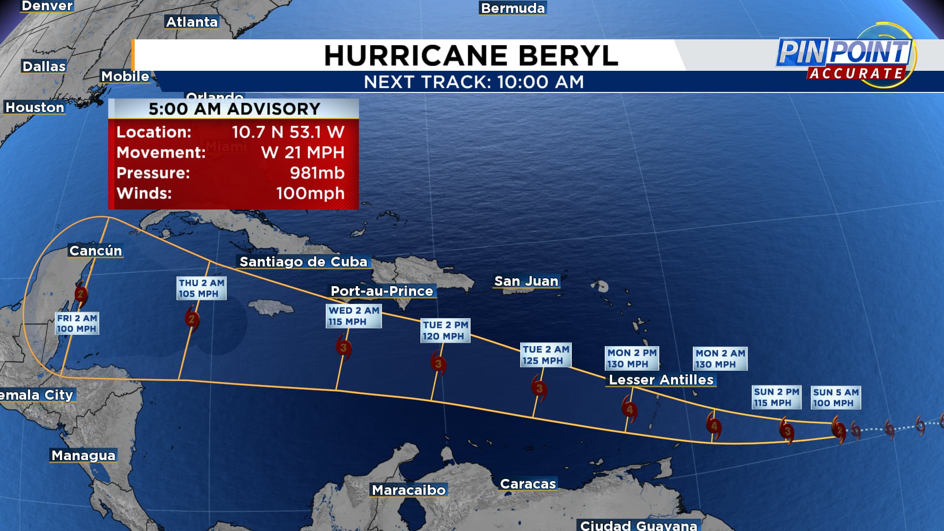 Hurricane Beryl expected to become first major hurricane of 2024 season thumbnail