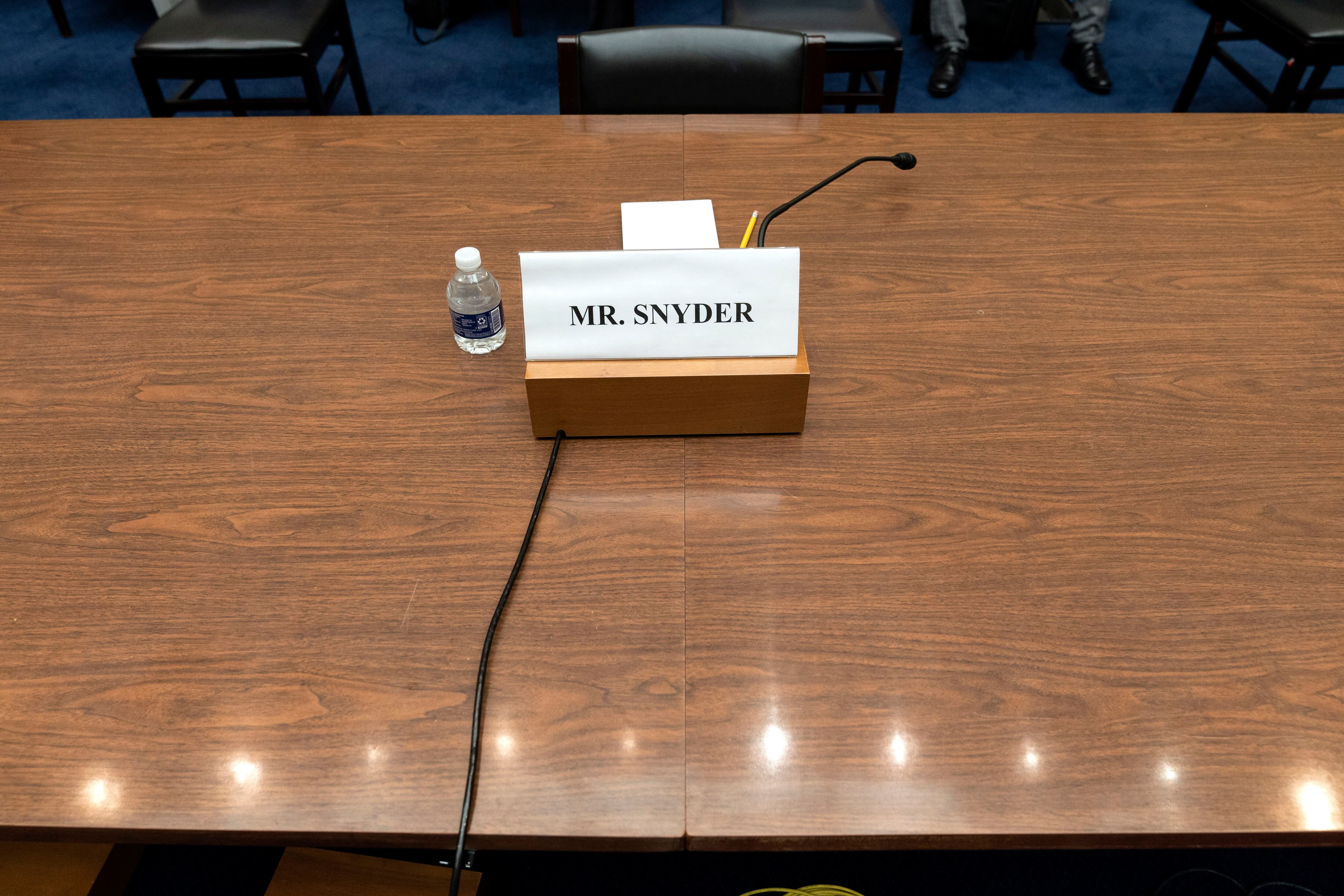 Commanders Dan Snyder will not testify before US House committee, new  letter reiterates