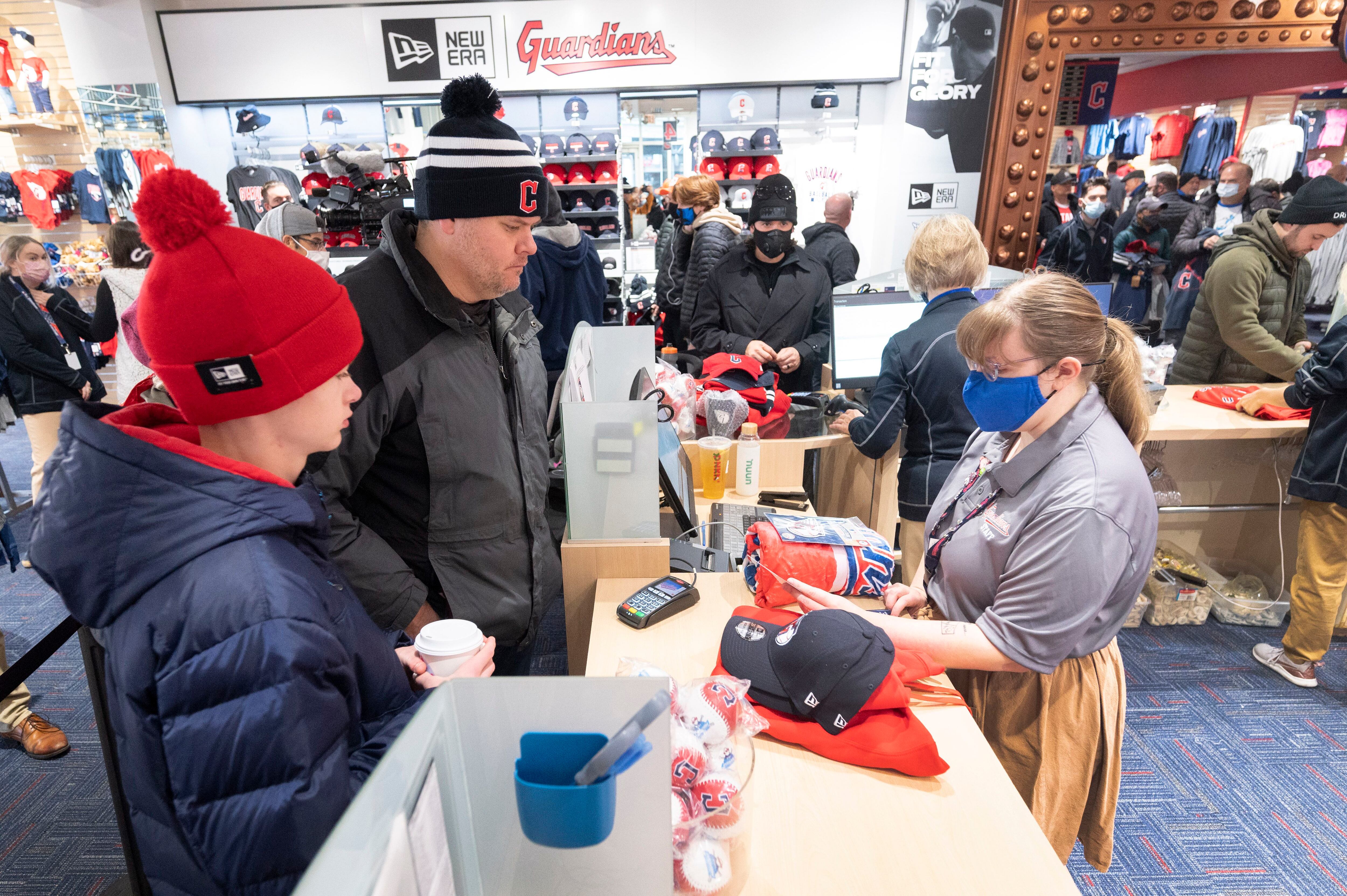 Name drop: Cleveland Guardians' launch starts with store sign