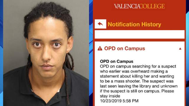 I Wanna Be A Mass Shooter Man Accused Of Threat At Valencia College