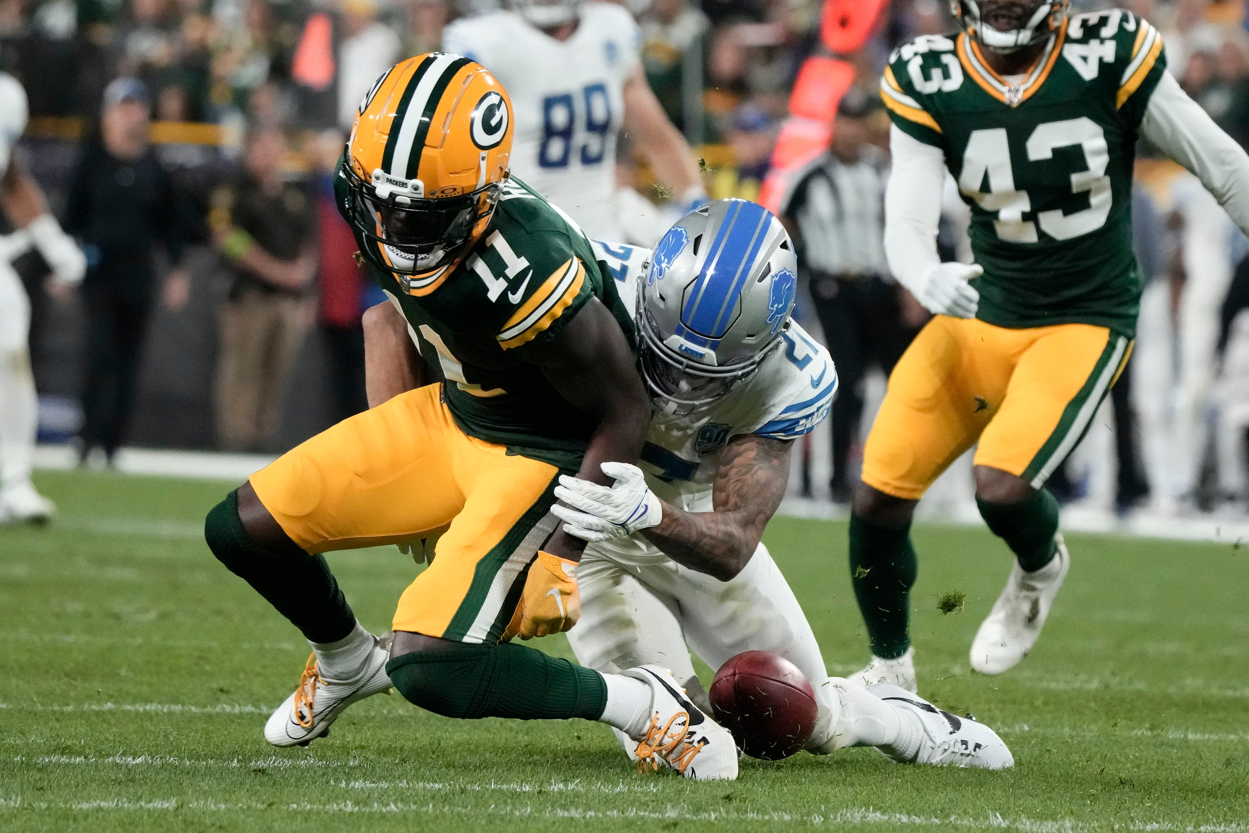 David Montgomery runs wild as Lions beat Packers – Orange County