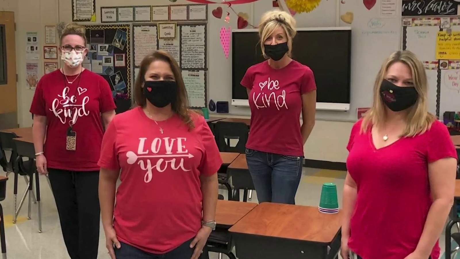 Windermere teachers celebrate Valentine’s Day despite pandemic