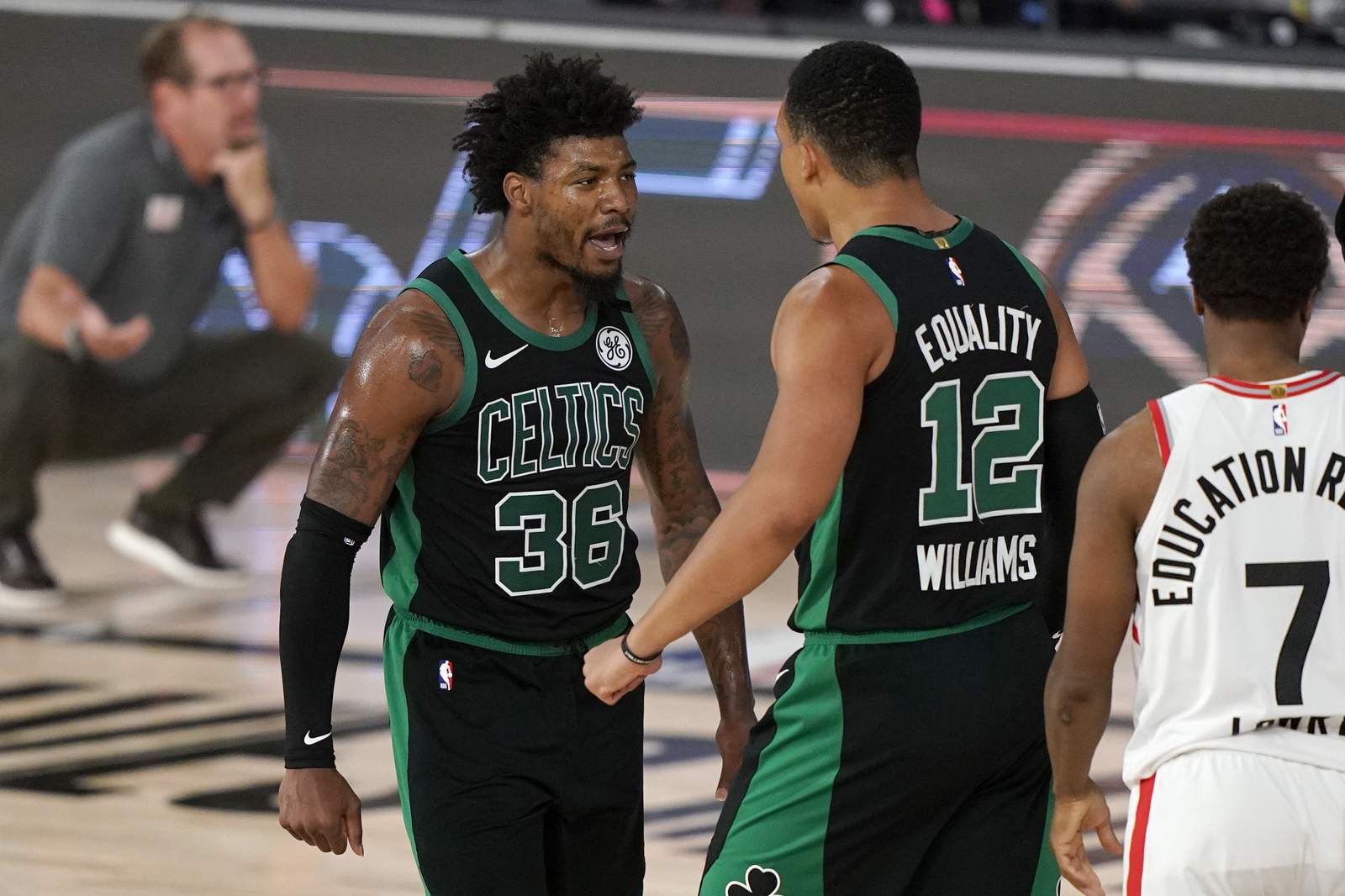 Tatum and Brown combine for 57, Celtics top Heat 111-104