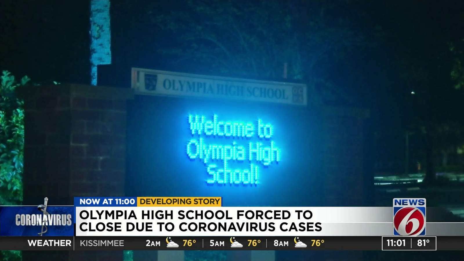 Olympia High goes back to virtual learning