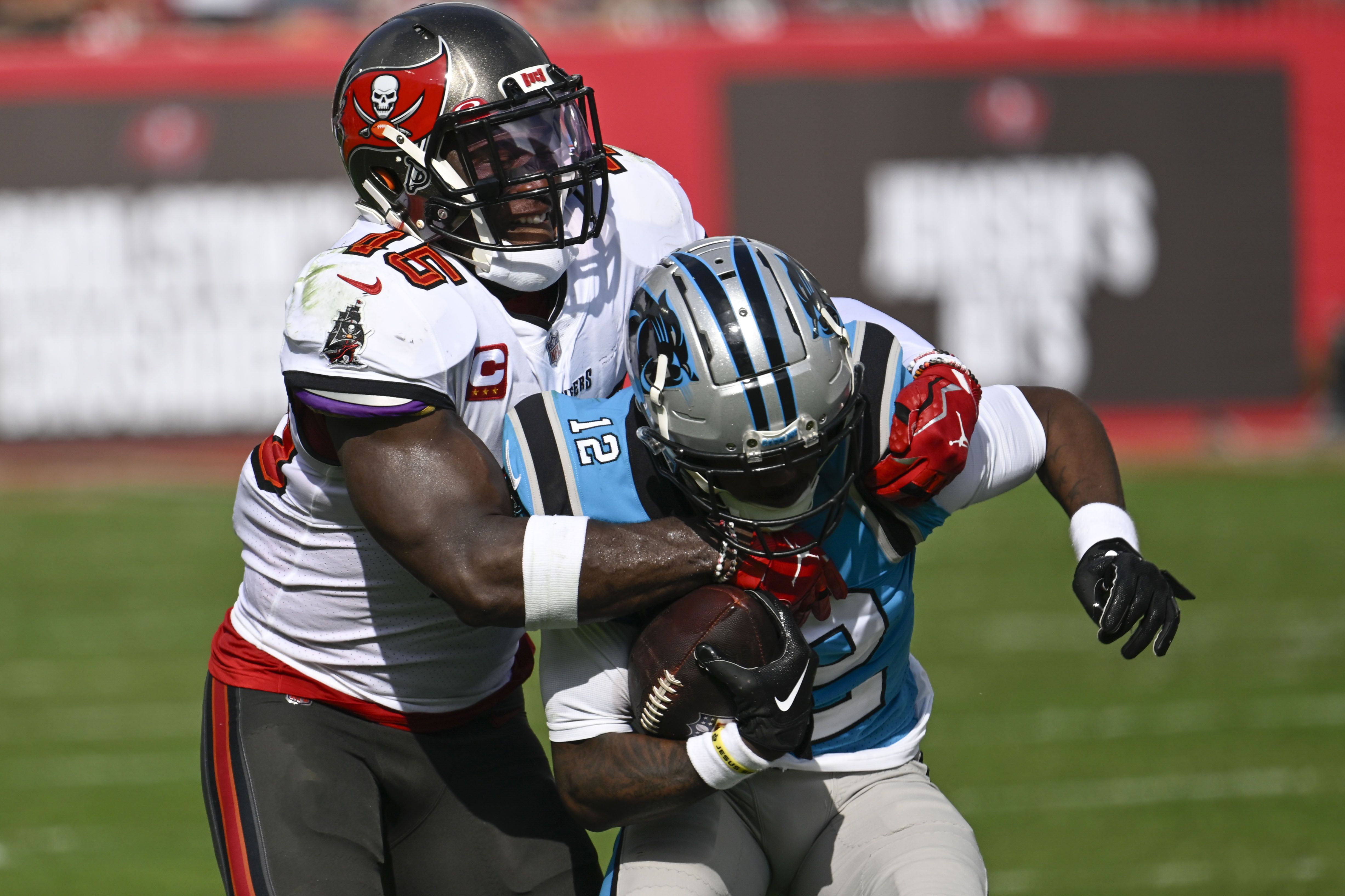 Brady, Bucs rally to beat Panthers 30-24, clinch NFC South