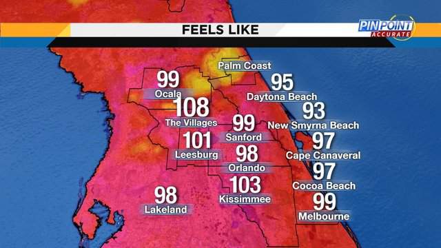 Hot October Temperatures Continue With Pop Up Showers
