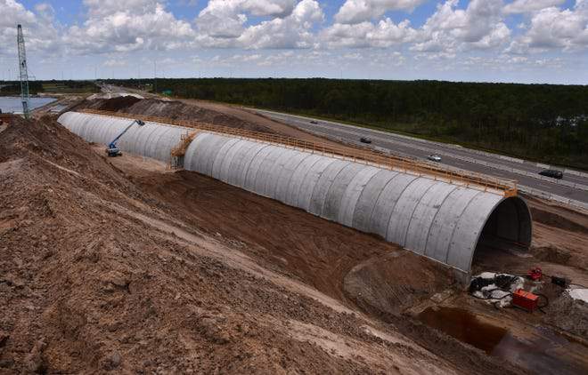 What’s that 600-foot-long tunnel-shaped structure along State Road 528?