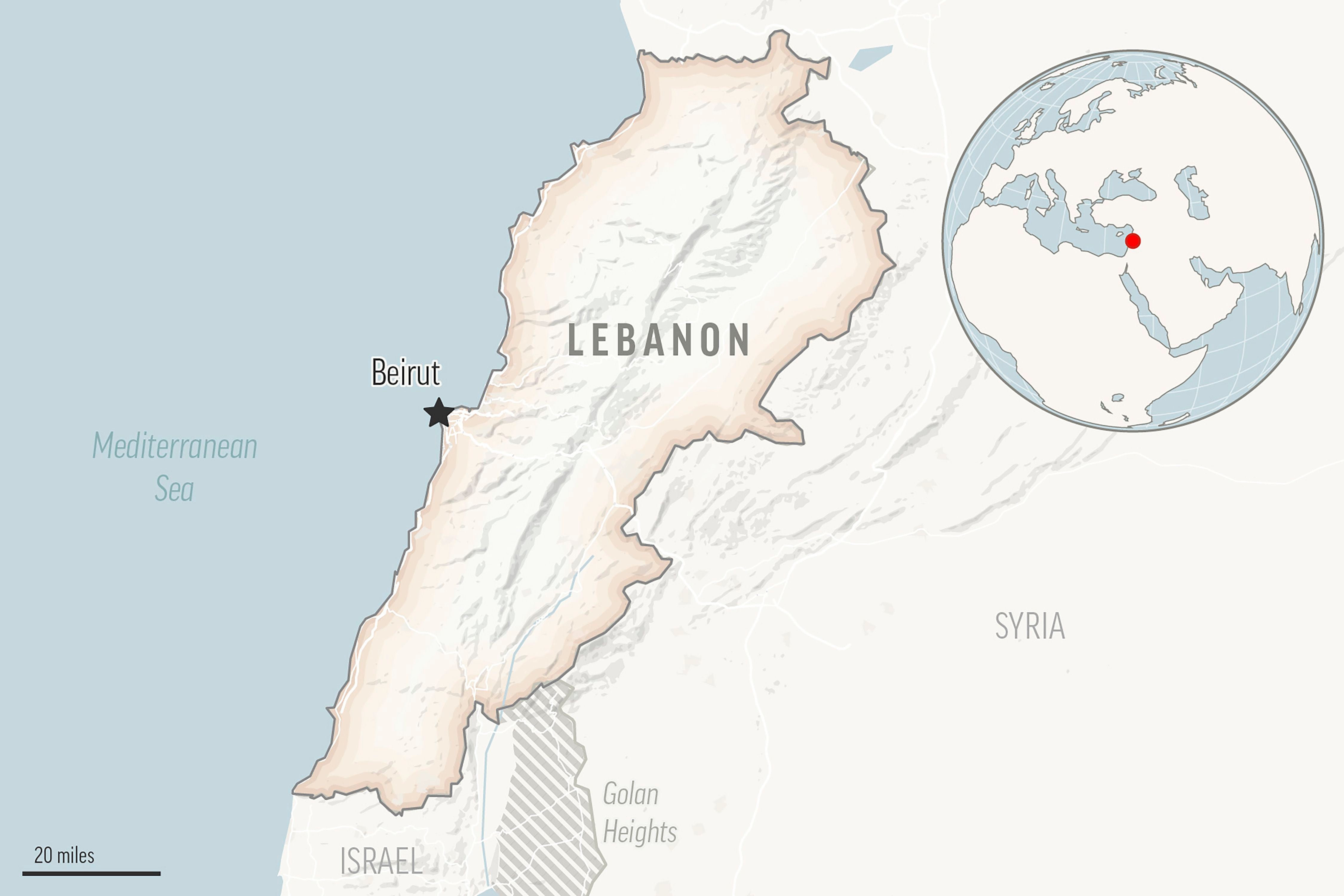 The Latest | Israel kills a top Hezbollah commander in Lebanon; group retaliates with rocket attacks thumbnail