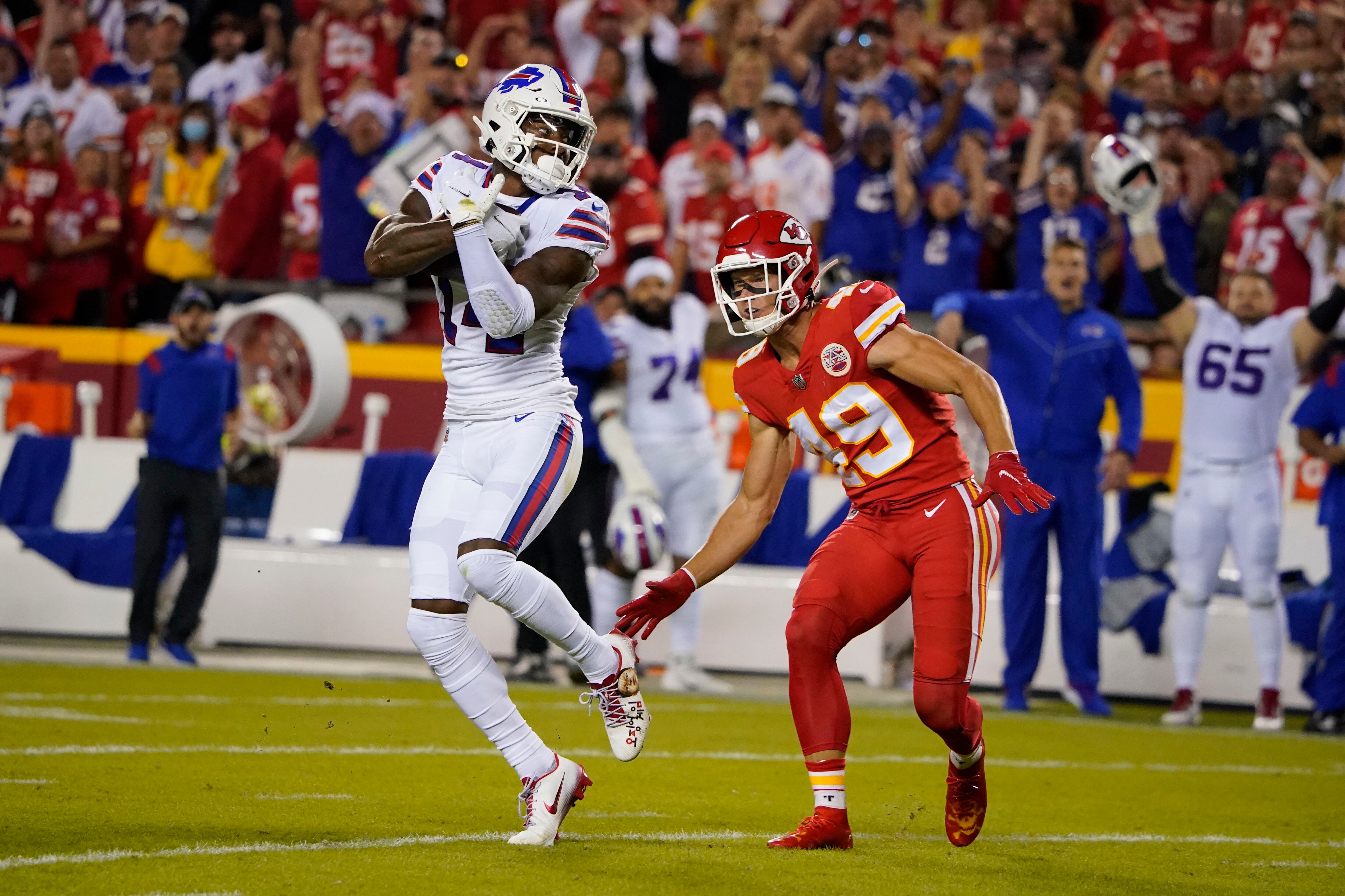 Josh Allen HURDLES L'Jarius Sneed for the 1st Down 