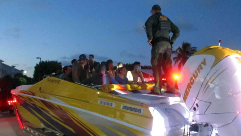 32 migrants found hiding in go-fast boat during Florida traffic stop, deputies say