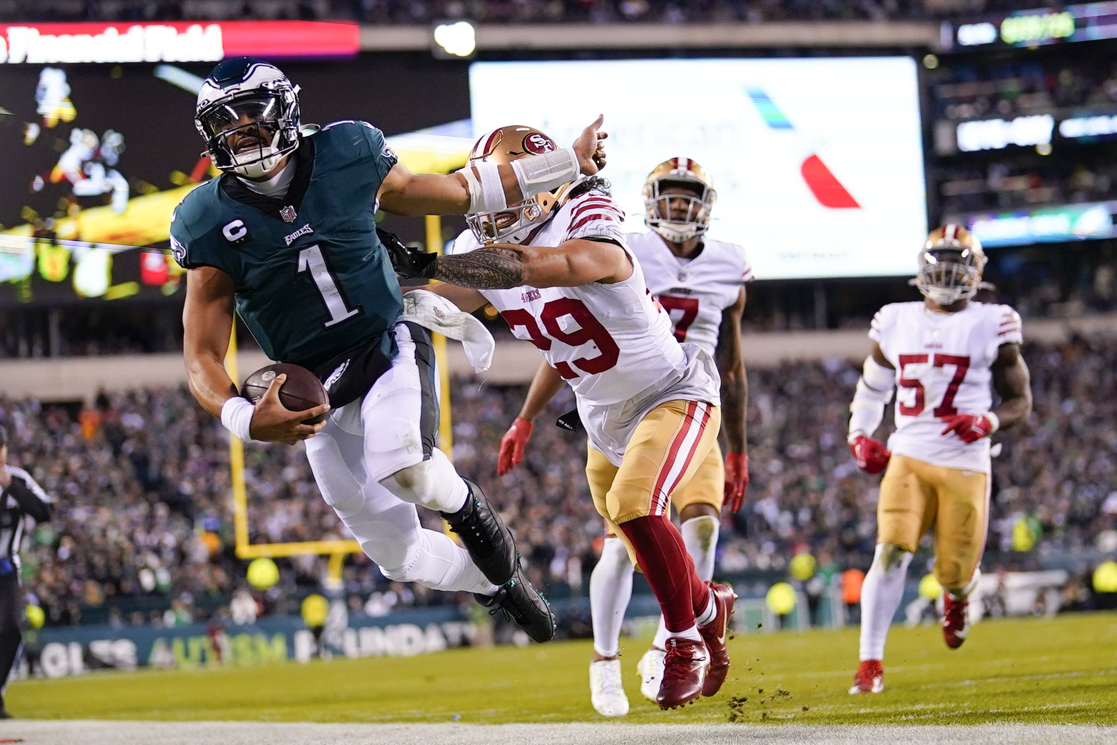 Philadelphia Eagles heading to Super Bowl LVII following rout of San  Francisco, Sports