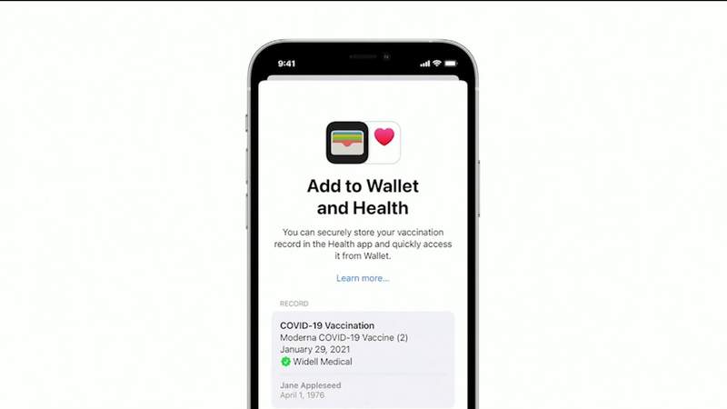 Apple Wallet can now store COVID-19 vaccination card