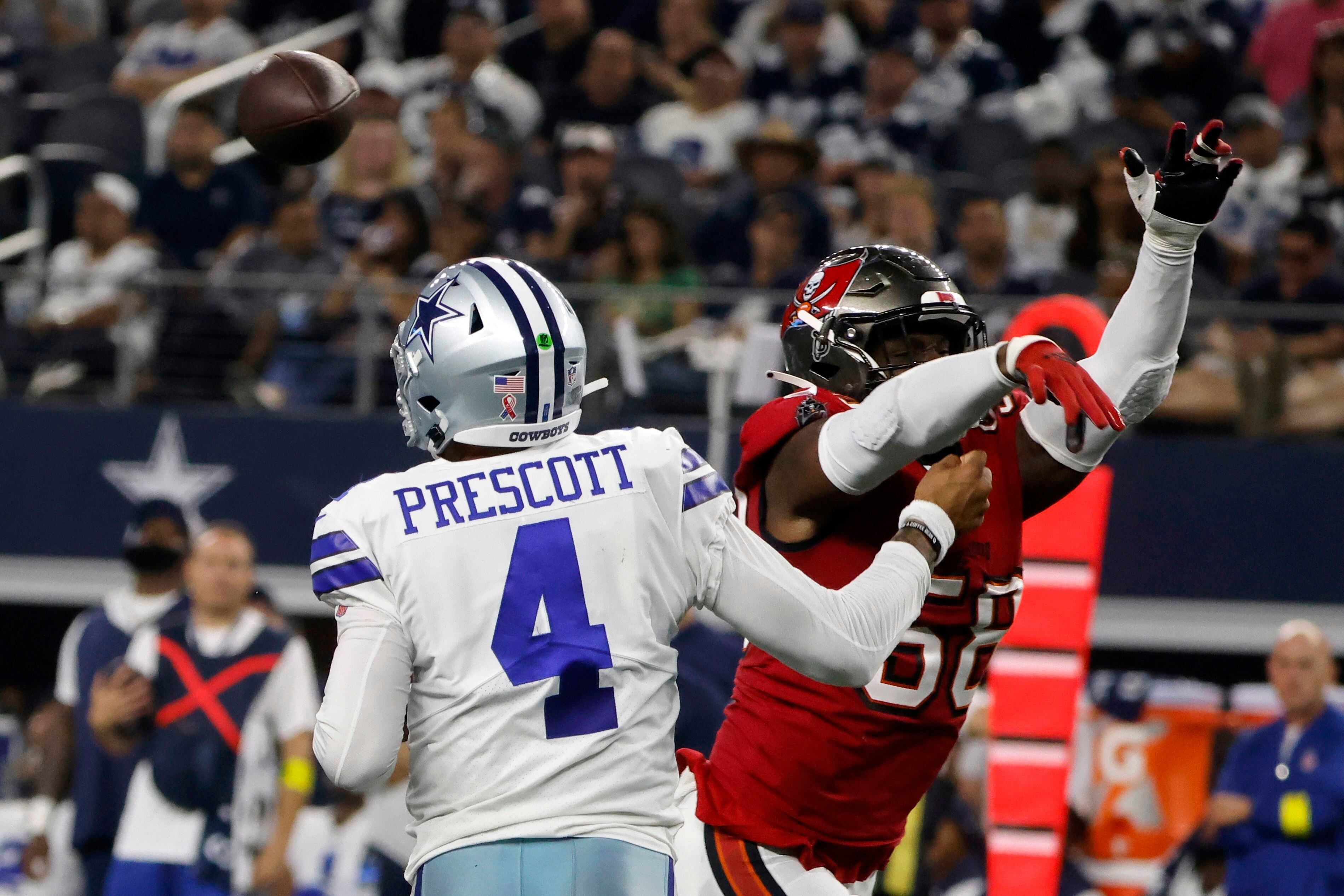 Cowboys safety Jayron Kearse (neck) played, but couldn't finish game in  loss vs. TB